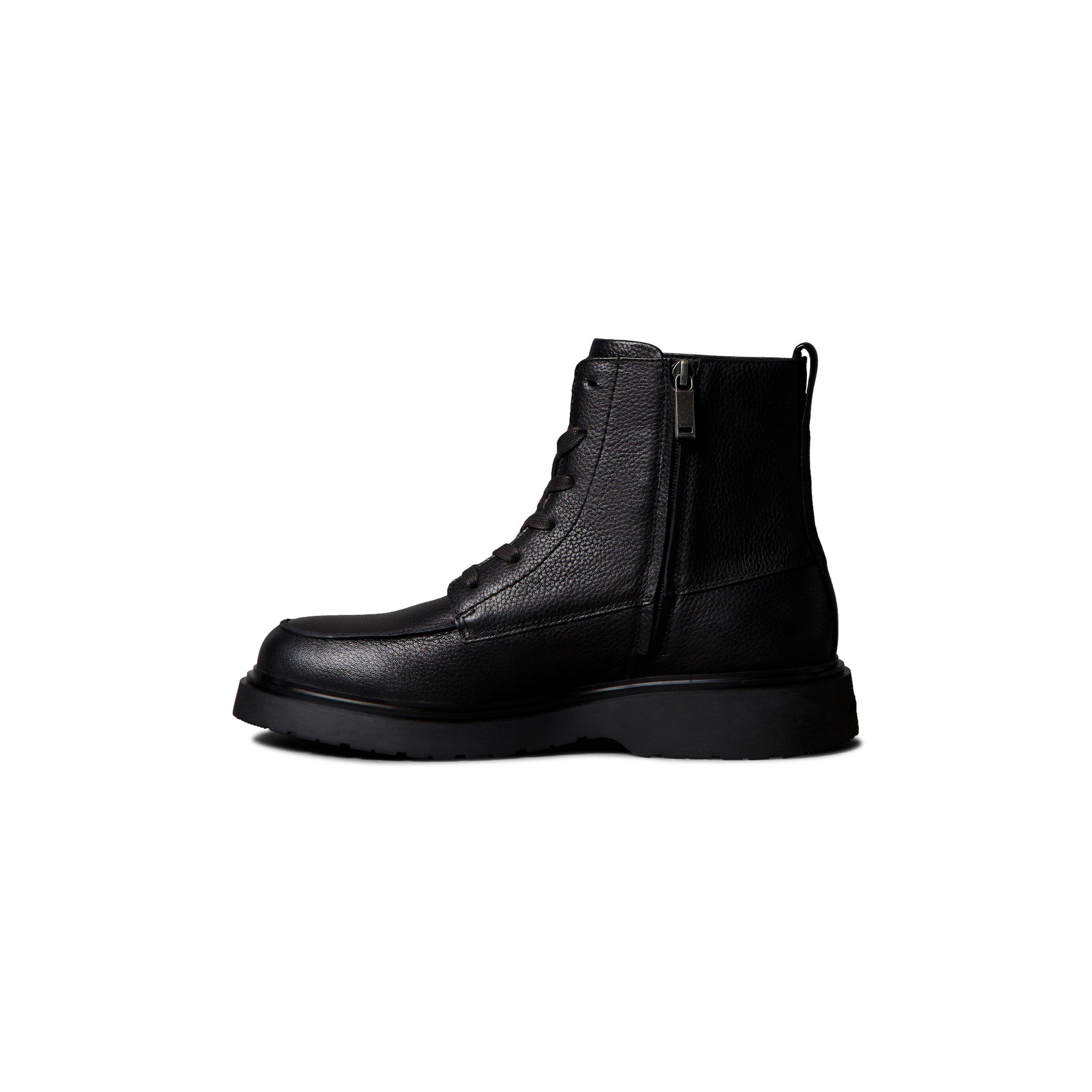 Triple Black - Calvin Klein - Men's Leather Chukka Boots - 5