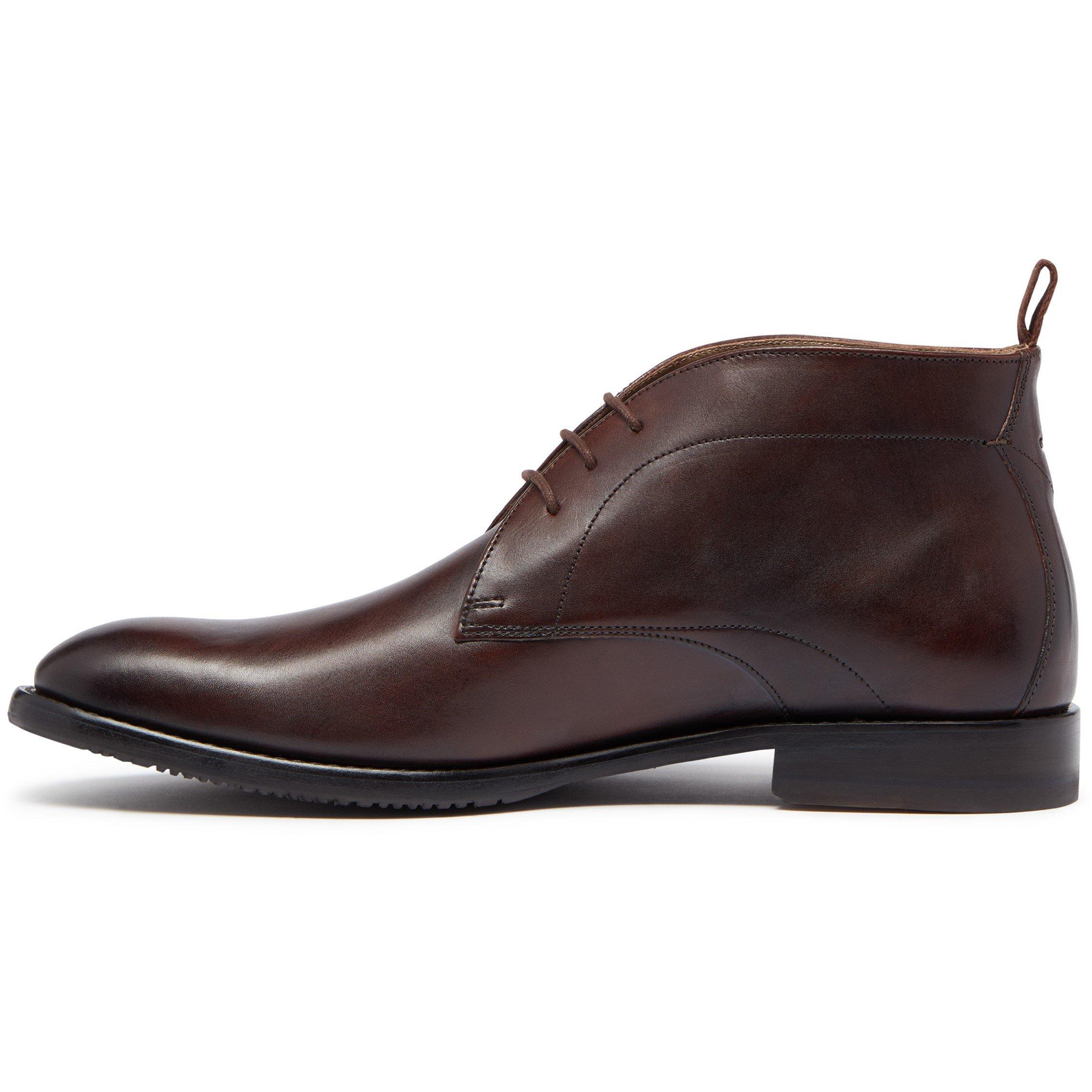 Brown - Oliver Sweeney - Men's Farleton Leather Chukka Boots - 5