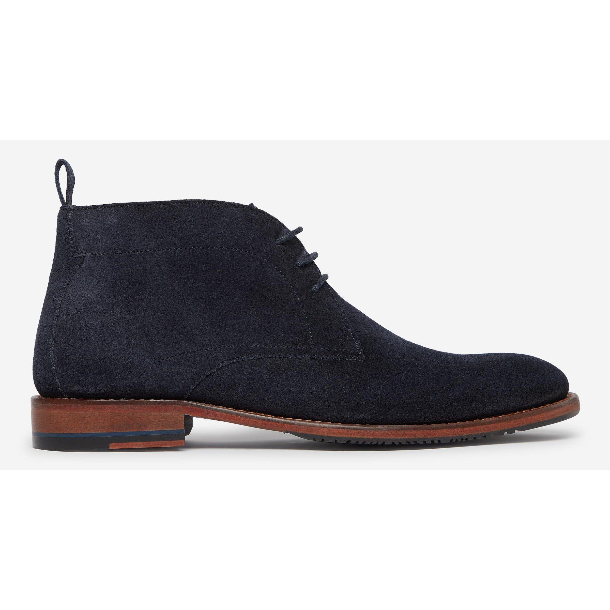 Navy - Oliver Sweeney - Men's Farleton Suede Chukka Boots - 2