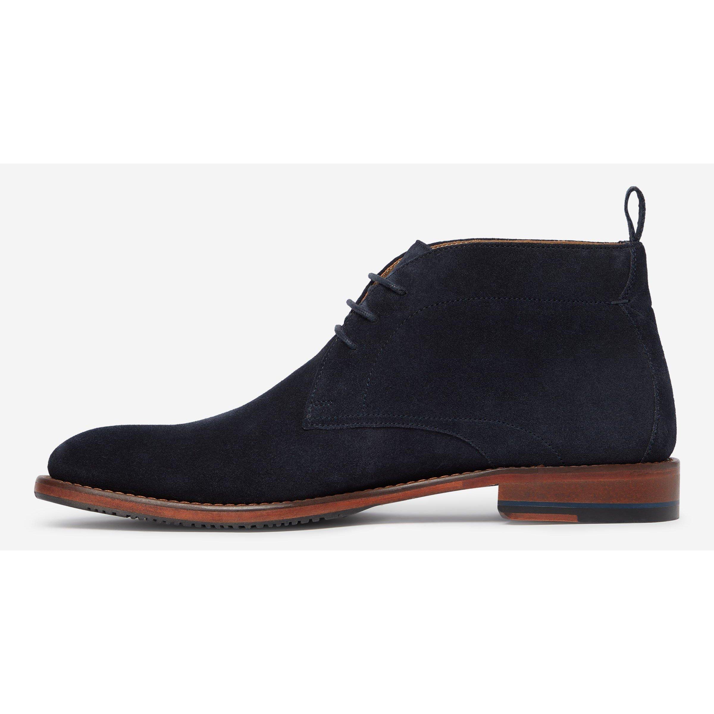Navy - Oliver Sweeney - Men's Farleton Suede Chukka Boots - 5