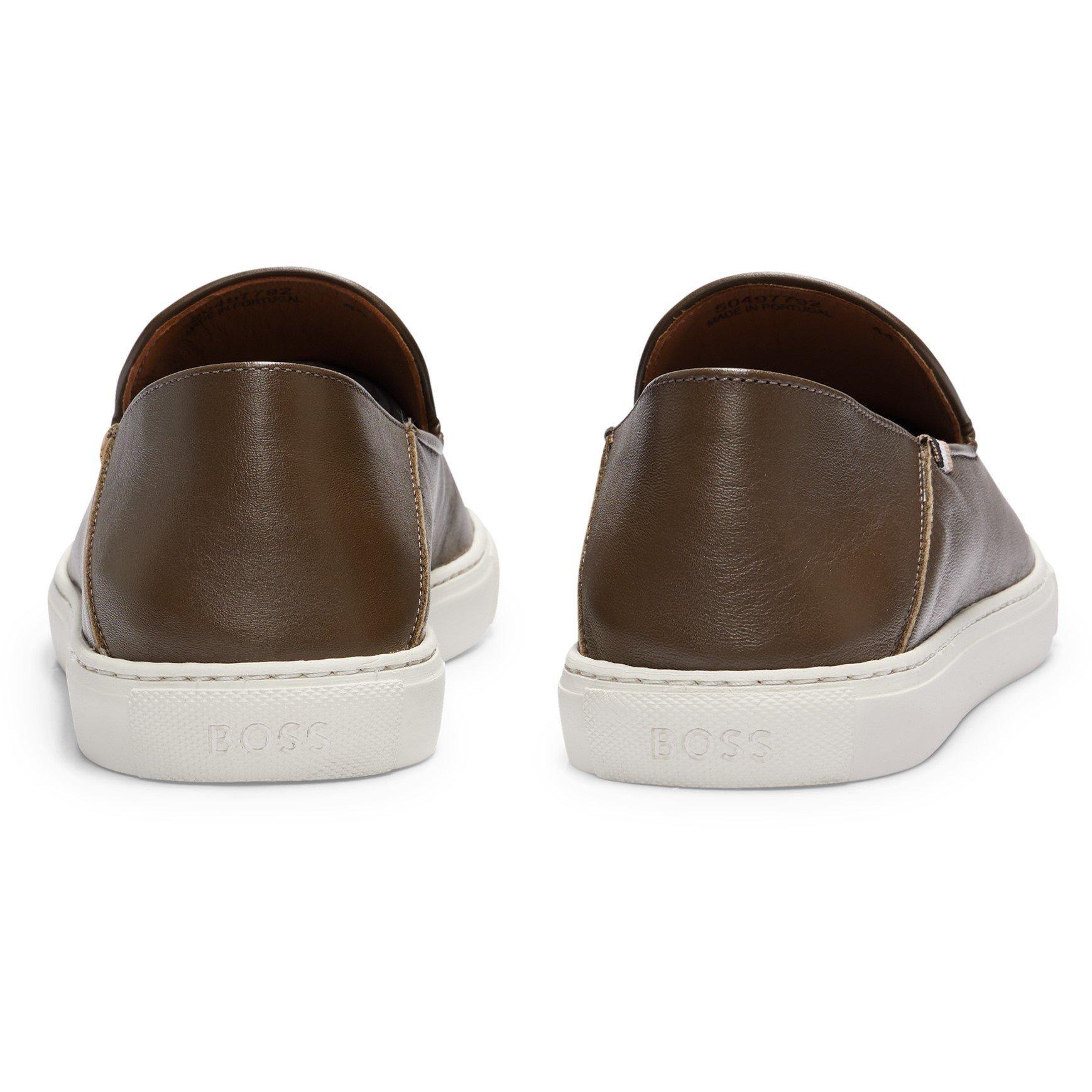 Green - Boss - Men's Rey Slip On Trainers - 3