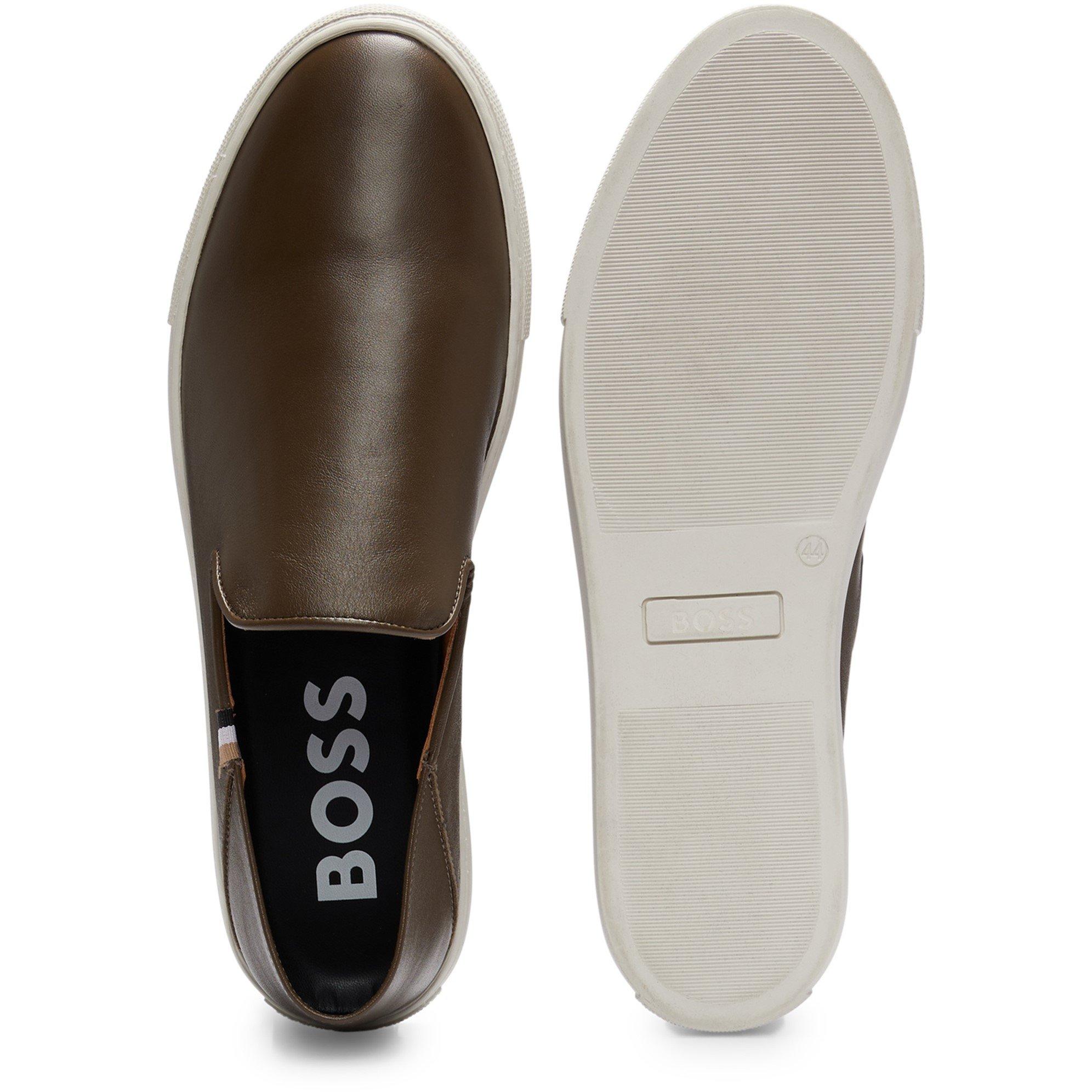 Green - Boss - Men's Rey Slip On Trainers - 4