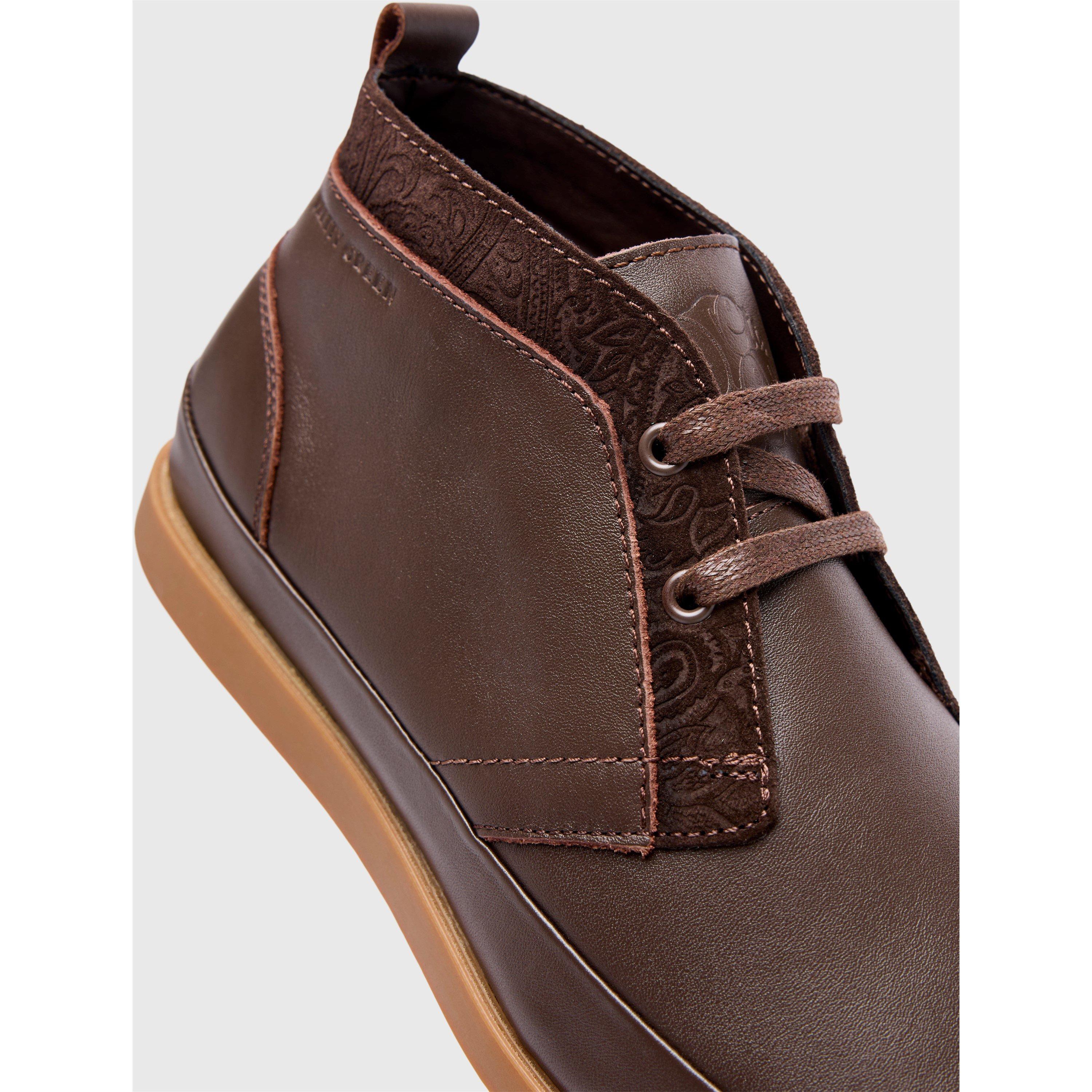 Brown - Pretty Green - Men's Marvin Chukka Boots - 3