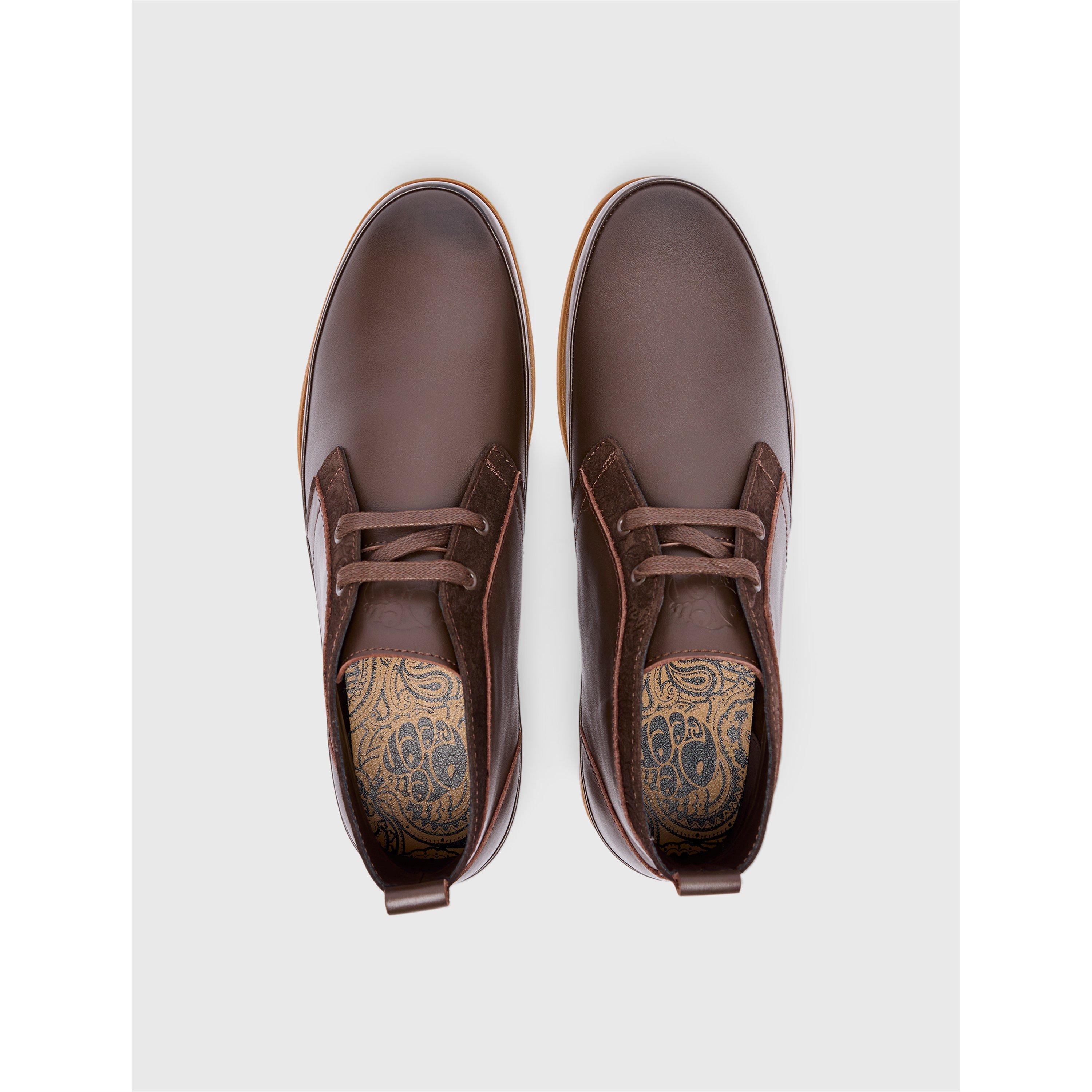 Brown - Pretty Green - Men's Marvin Chukka Boots - 4