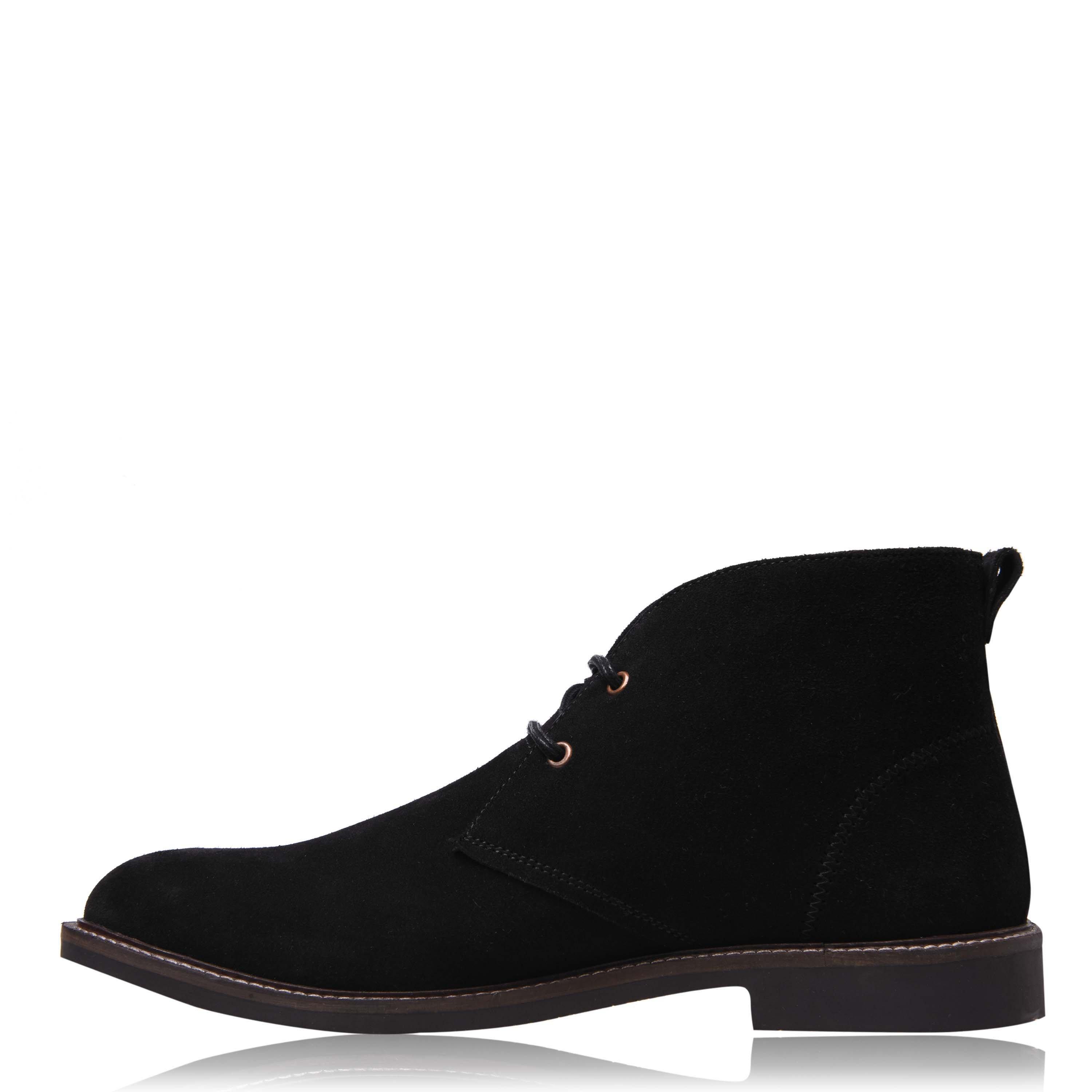 Suede Preto - Farah - Briggs Desert Boots - 2