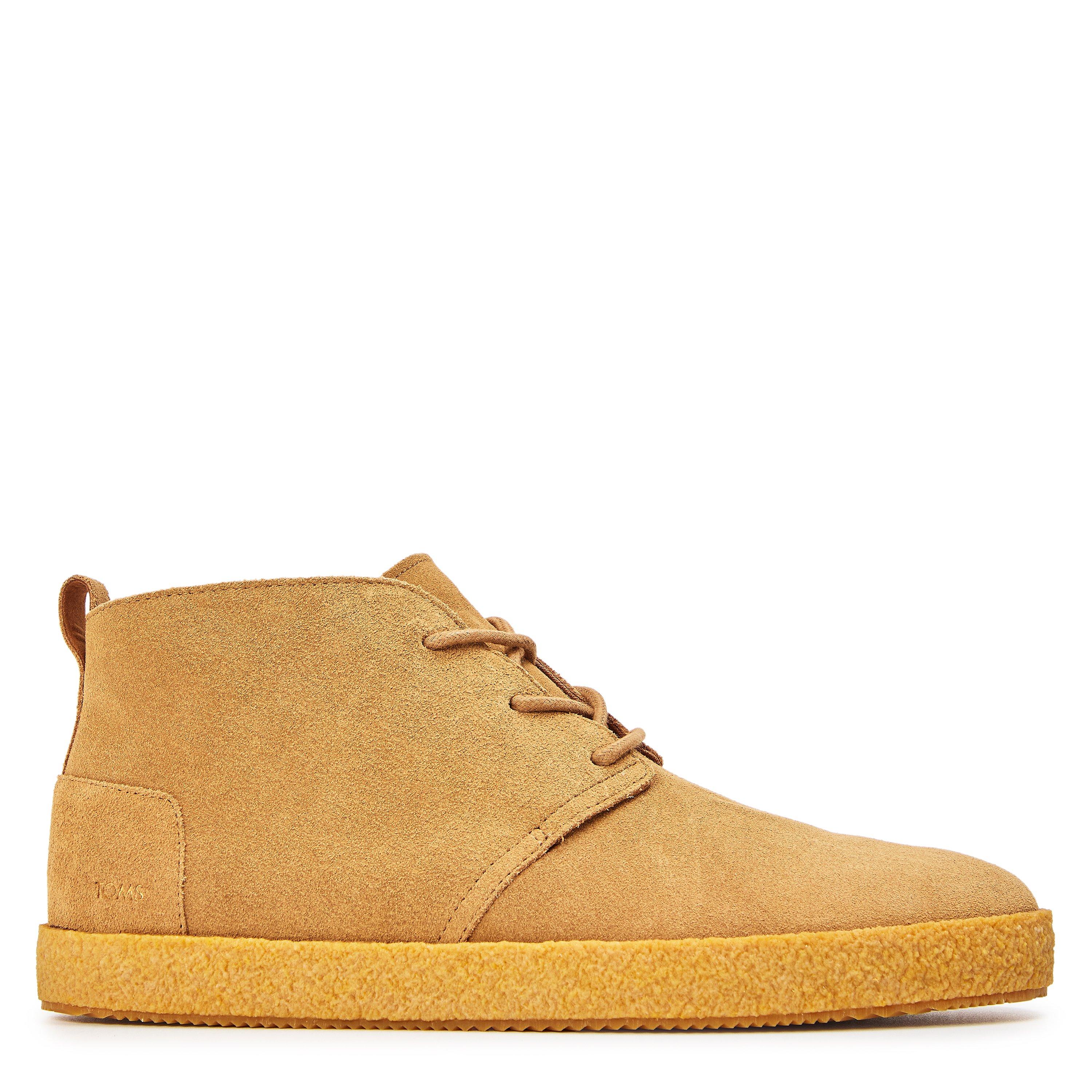Brown - Toms - Suede Boot Mens - 1