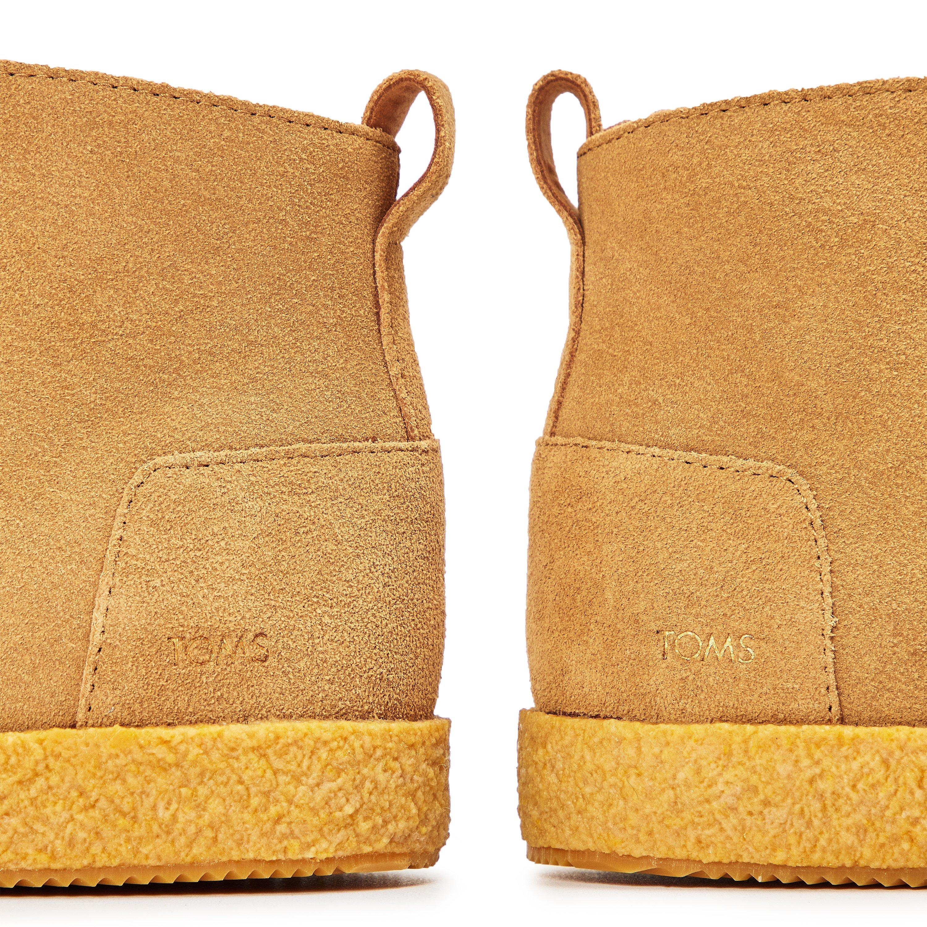 Brown - Toms - Suede Boot Mens - 3