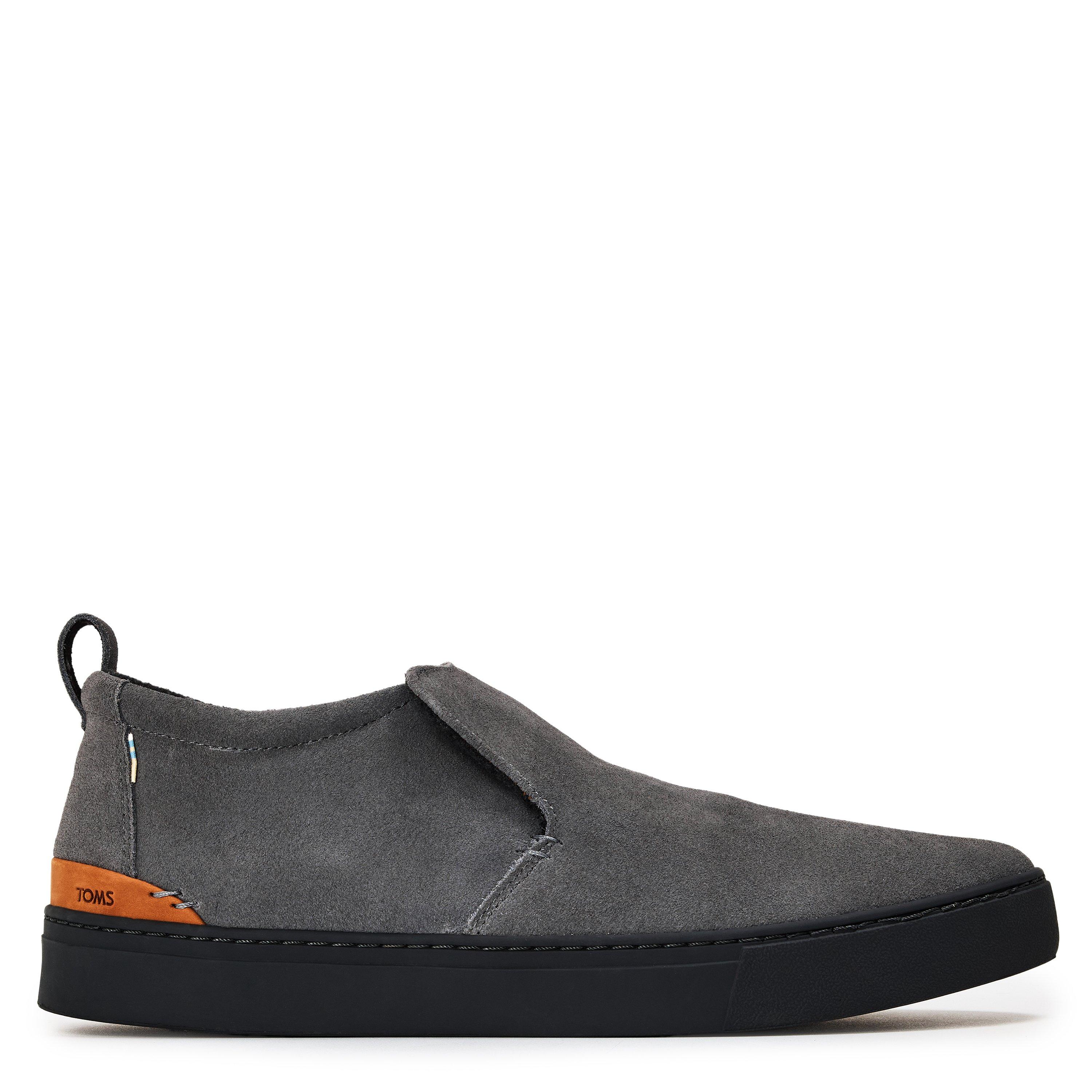 Grey - Toms - Suede Pxtn Slip on Mens - 1