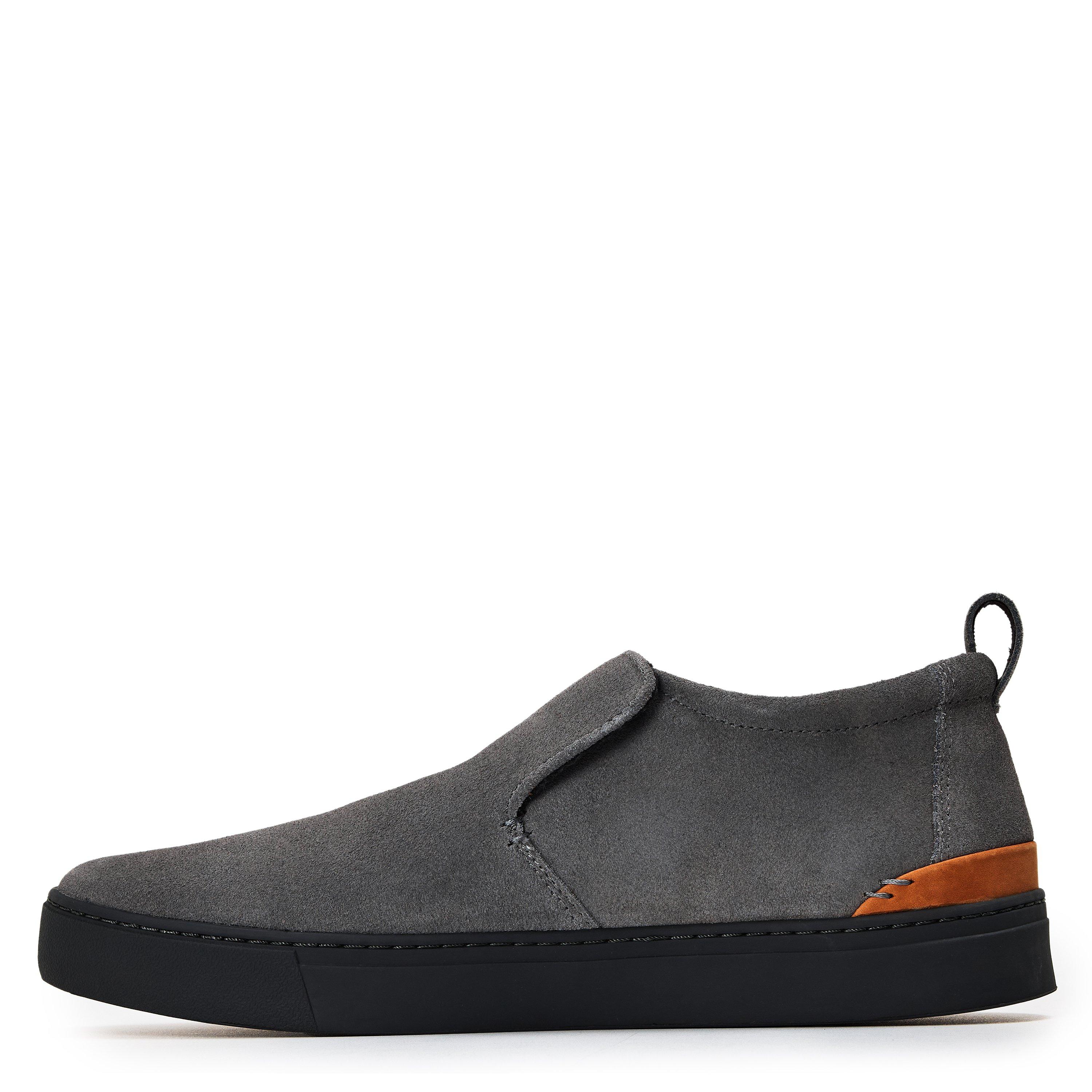 Grey - Toms - Suede Pxtn Slip on Mens - 2