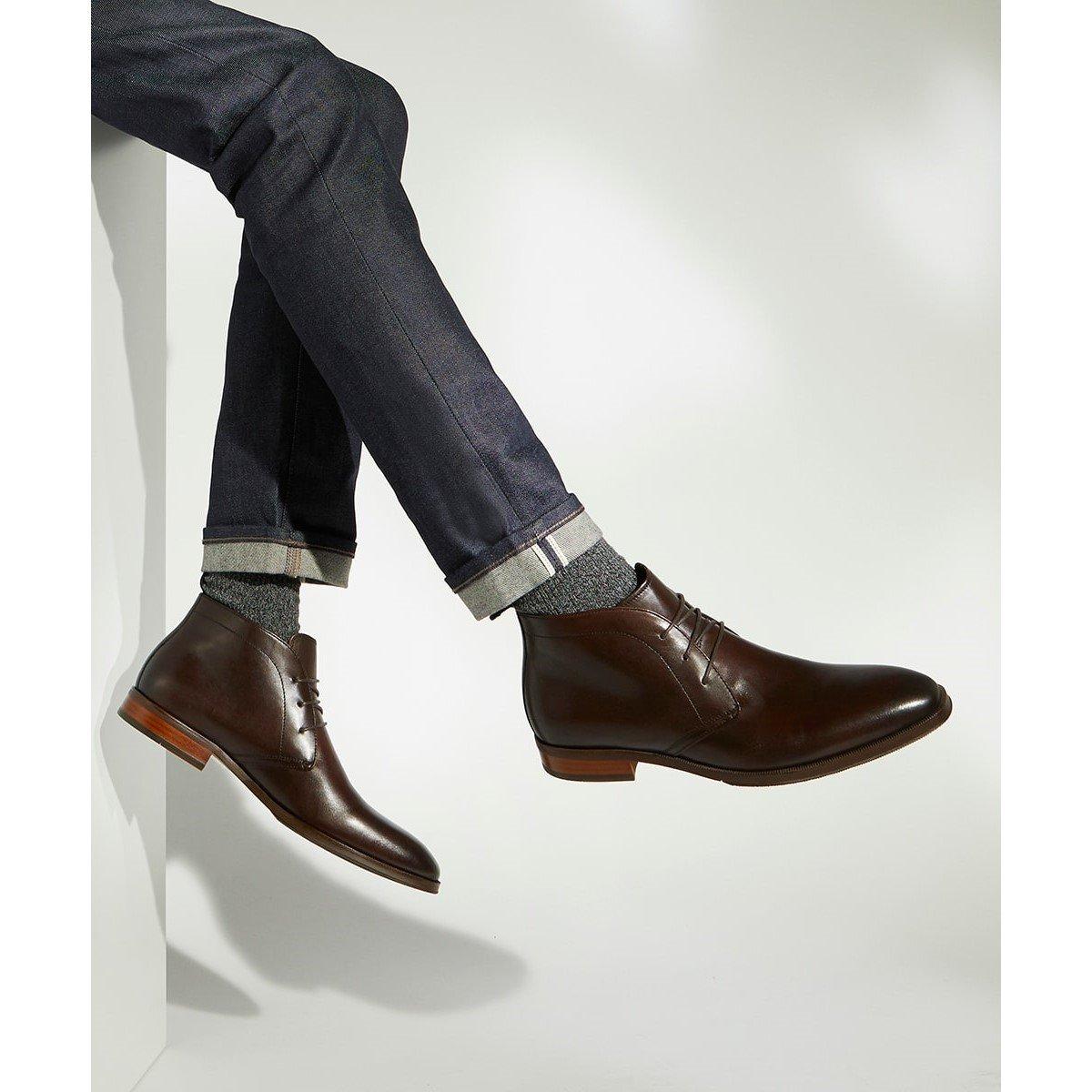 Dunkelbraunes Leder - Dune London - Marvinn Boot - 5