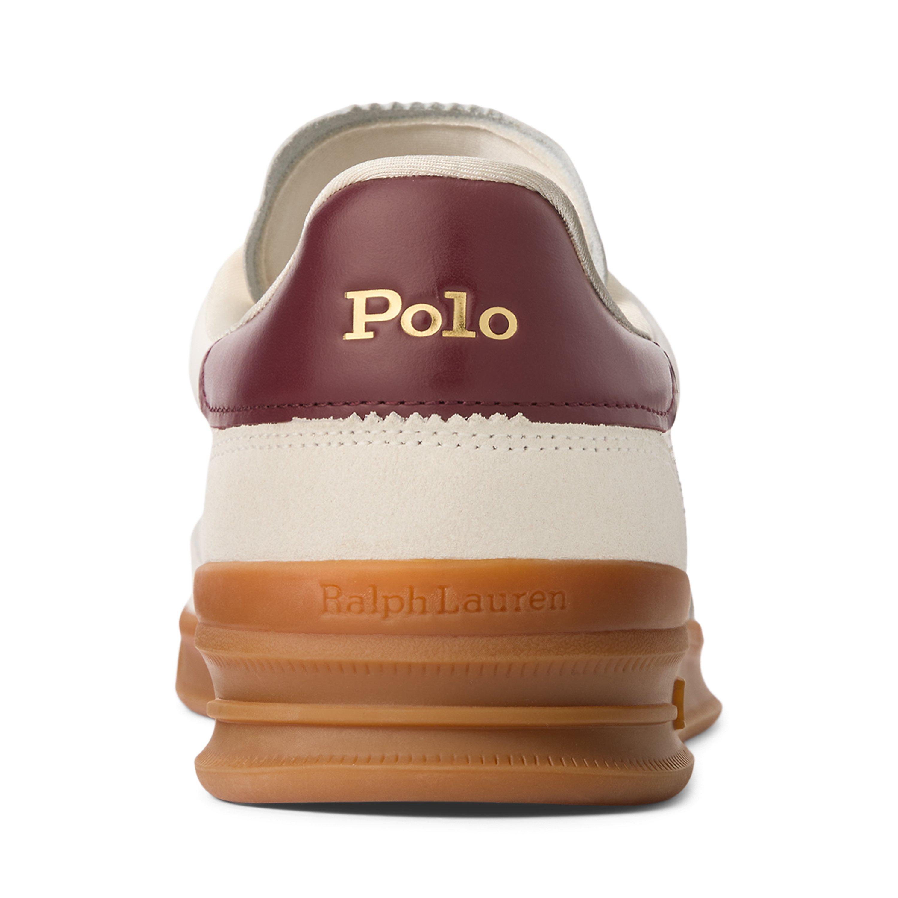 Wht/Navy/Wine - Polo Ralph Lauren - Heritage Aera Trainers - 3