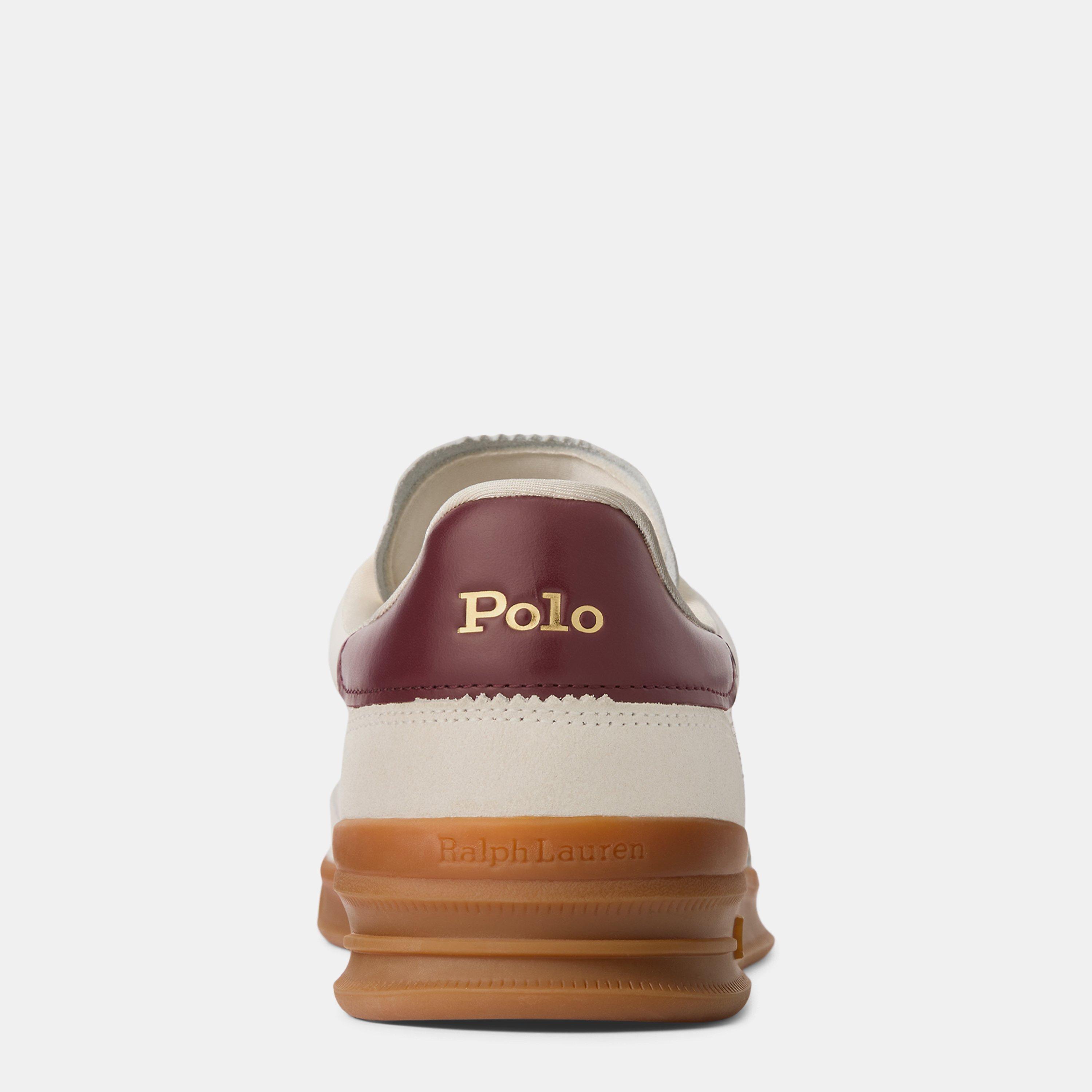 Wht/Navy/Wine - Polo Ralph Lauren - Heritage Aera Trainers - 5