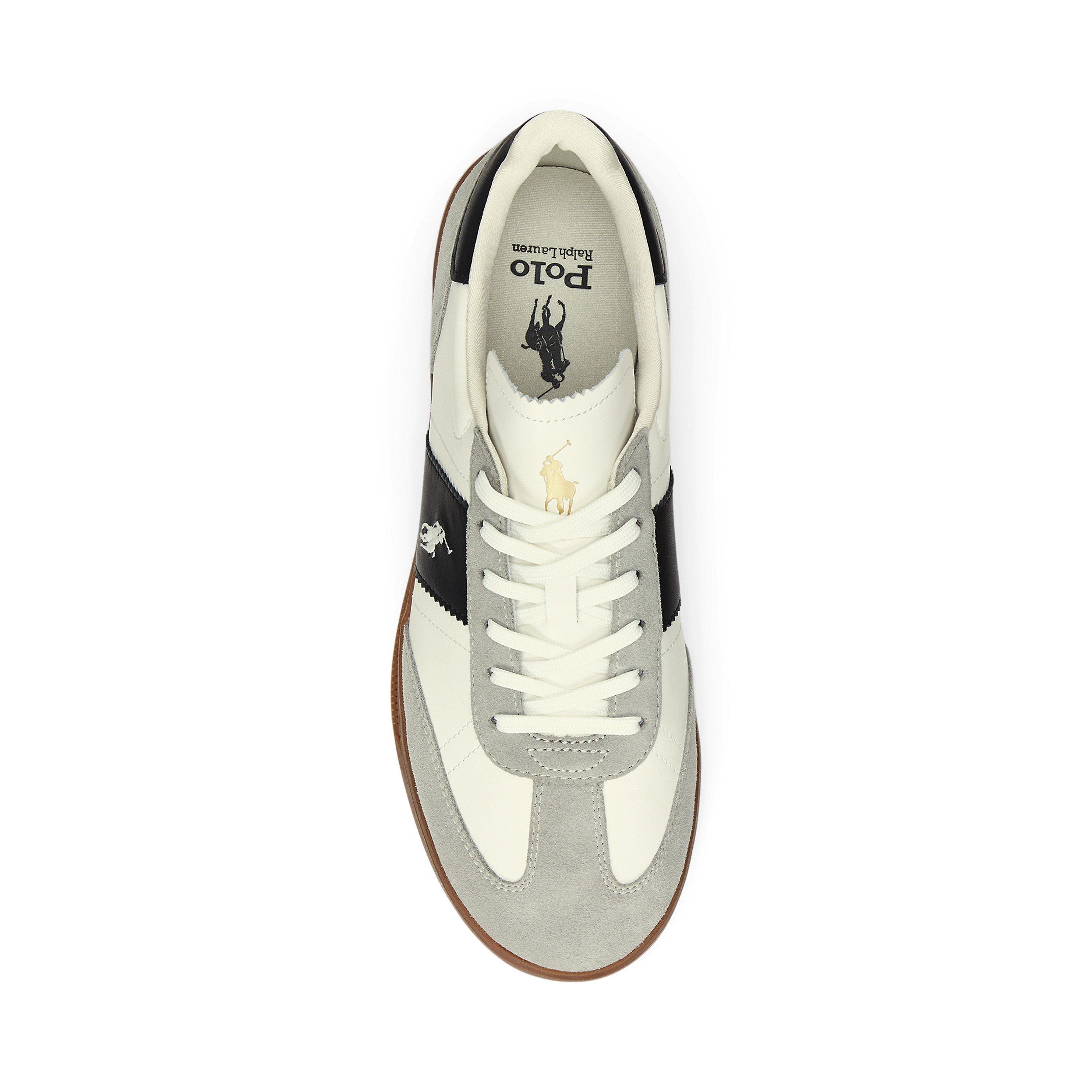 Wht/Blk/Gry - Polo Ralph Lauren - Heritage Aera Trainers - 4