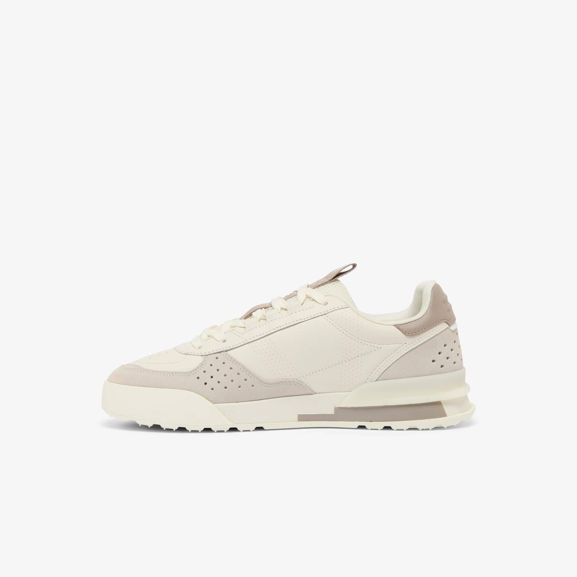 Wht/Brwn 2B7 - Lacoste - Men's Slam Break Sn72 Leather Low-Top Trainers - 2