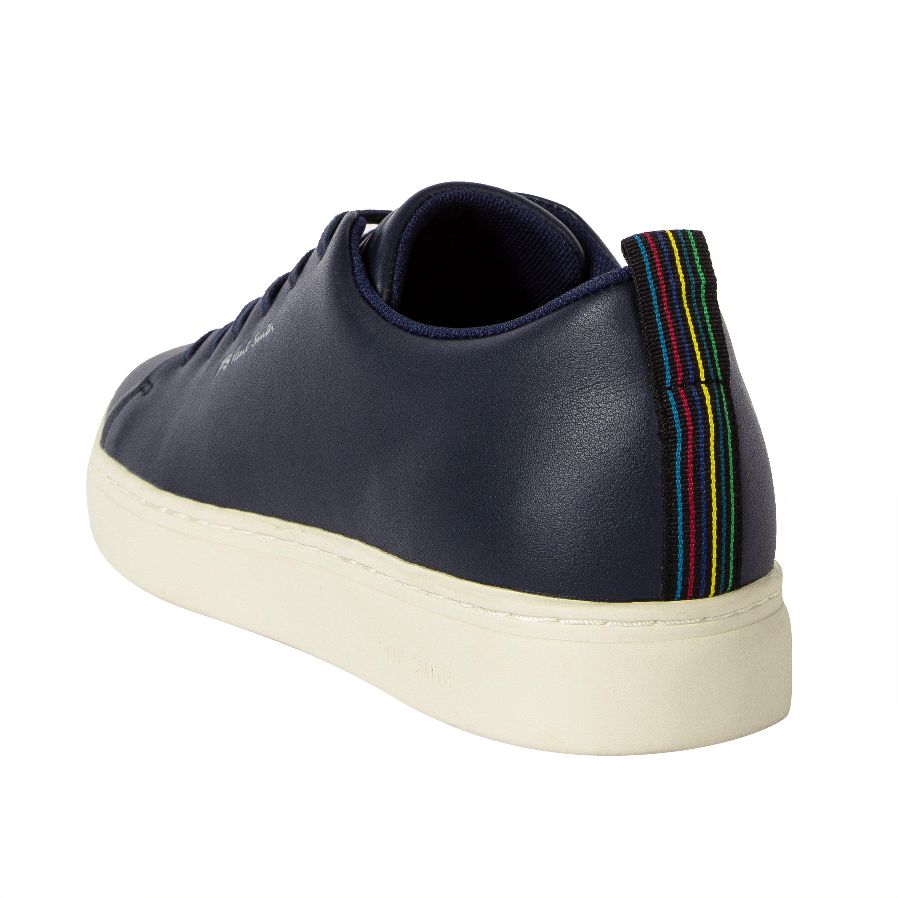 Navy 49 - PS Paul Smith - Men's Lee Leather Low-Top Trainers - 3