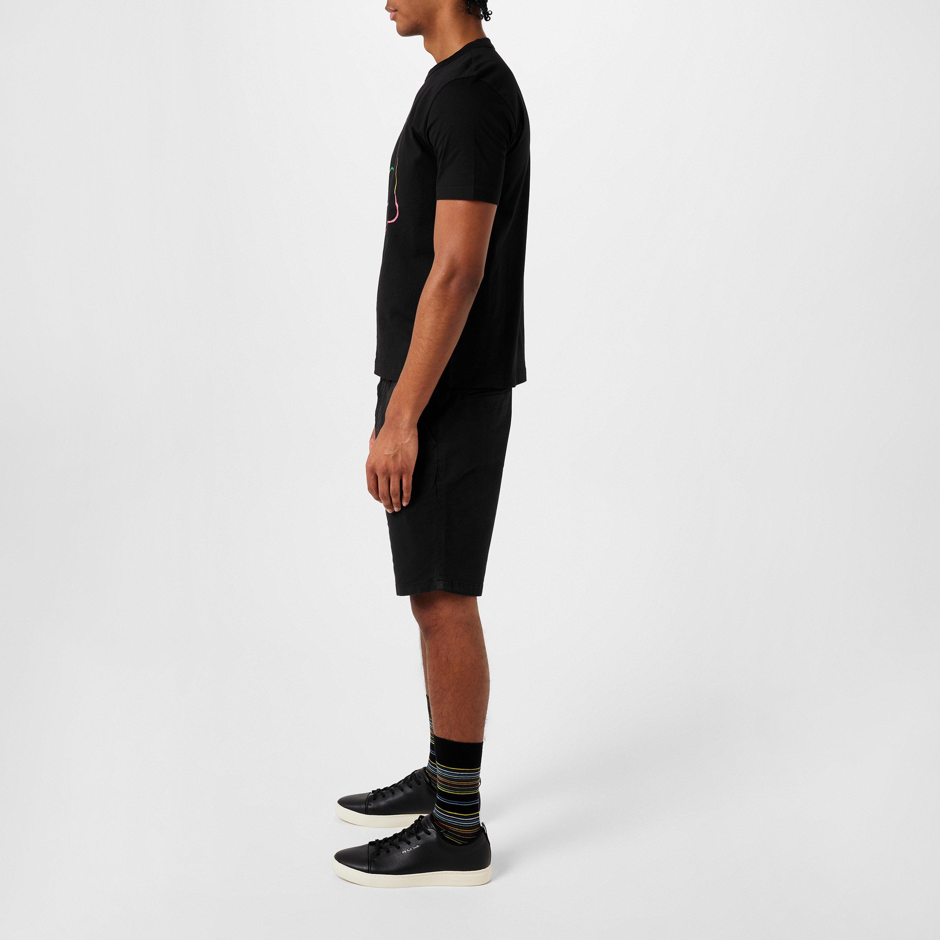 Blk/Wht 79 - PS Paul Smith - Men's Lee Leather Low-Top Trainers - 8