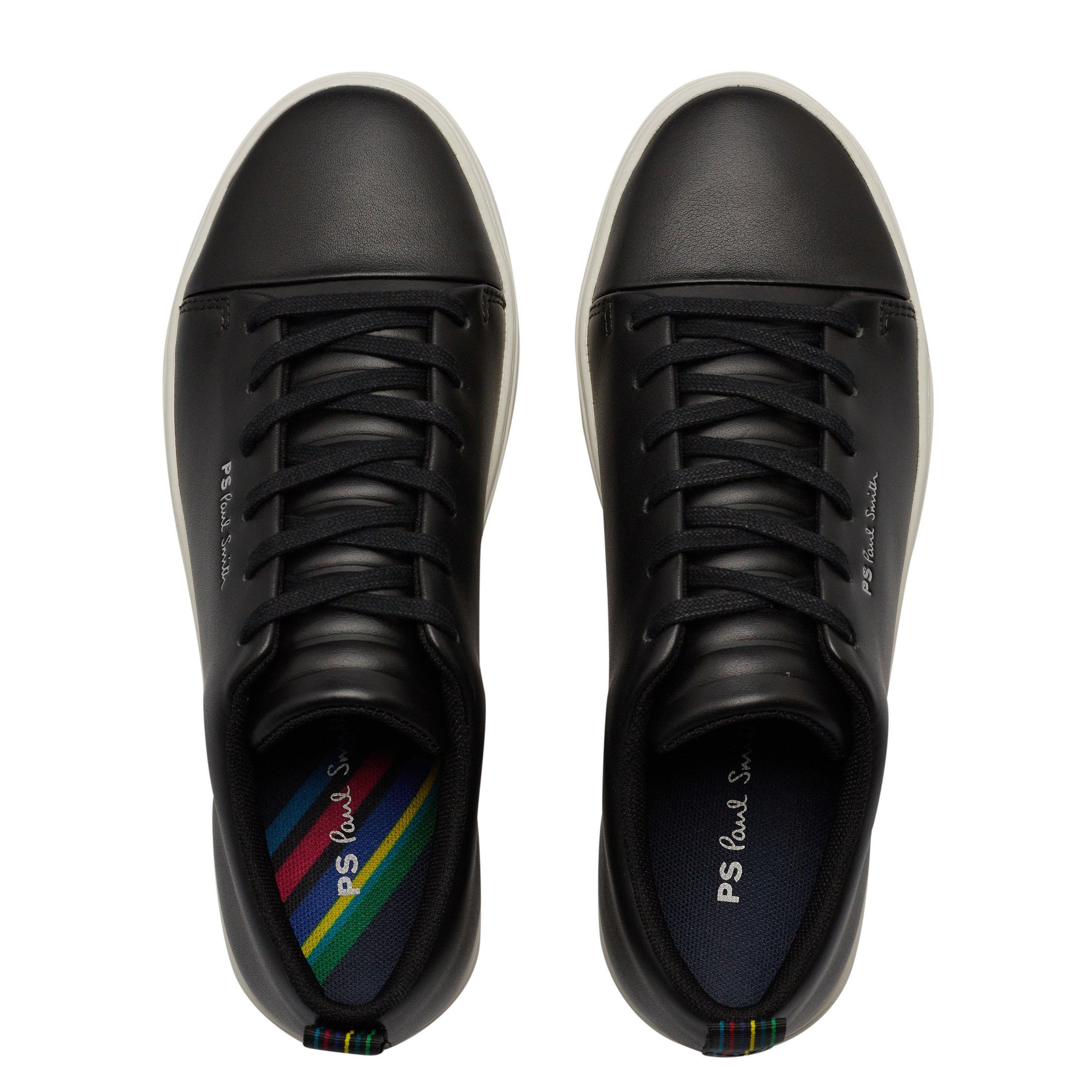 Blk/Wht 79 - PS Paul Smith - Men's Lee Leather Low-Top Trainers - 6