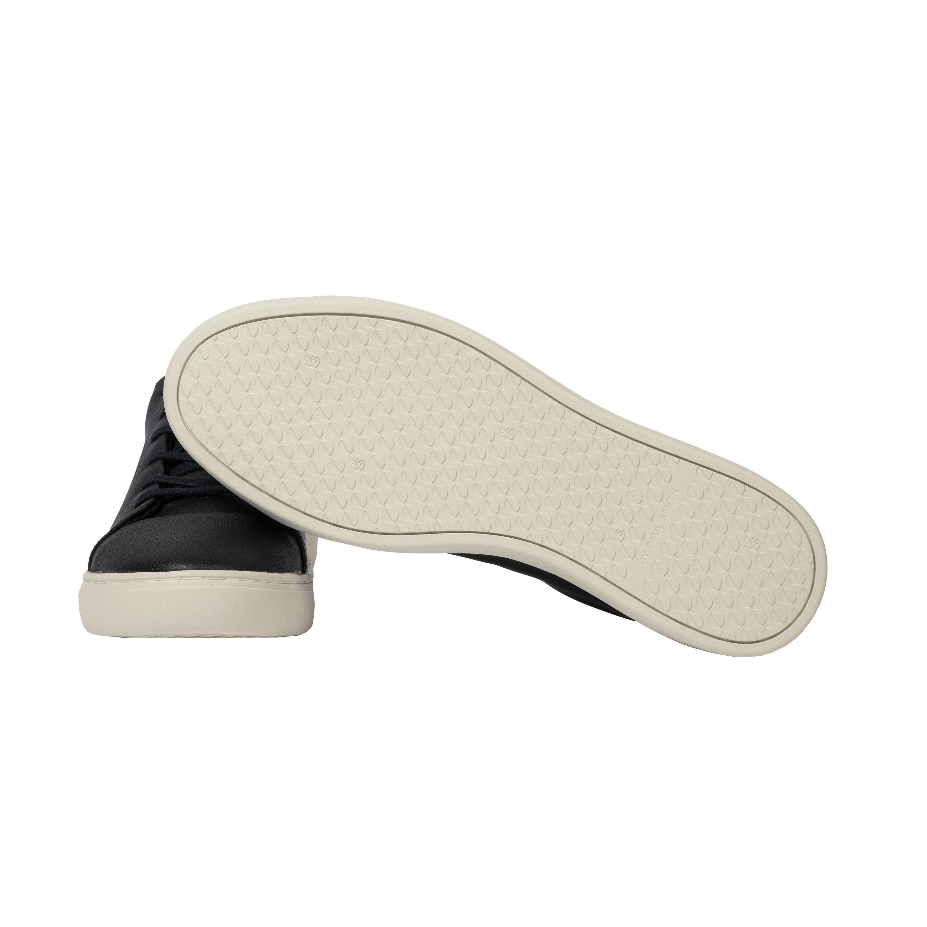Blk/Wht 79 - PS Paul Smith - Men's Lee Leather Low-Top Trainers - 7