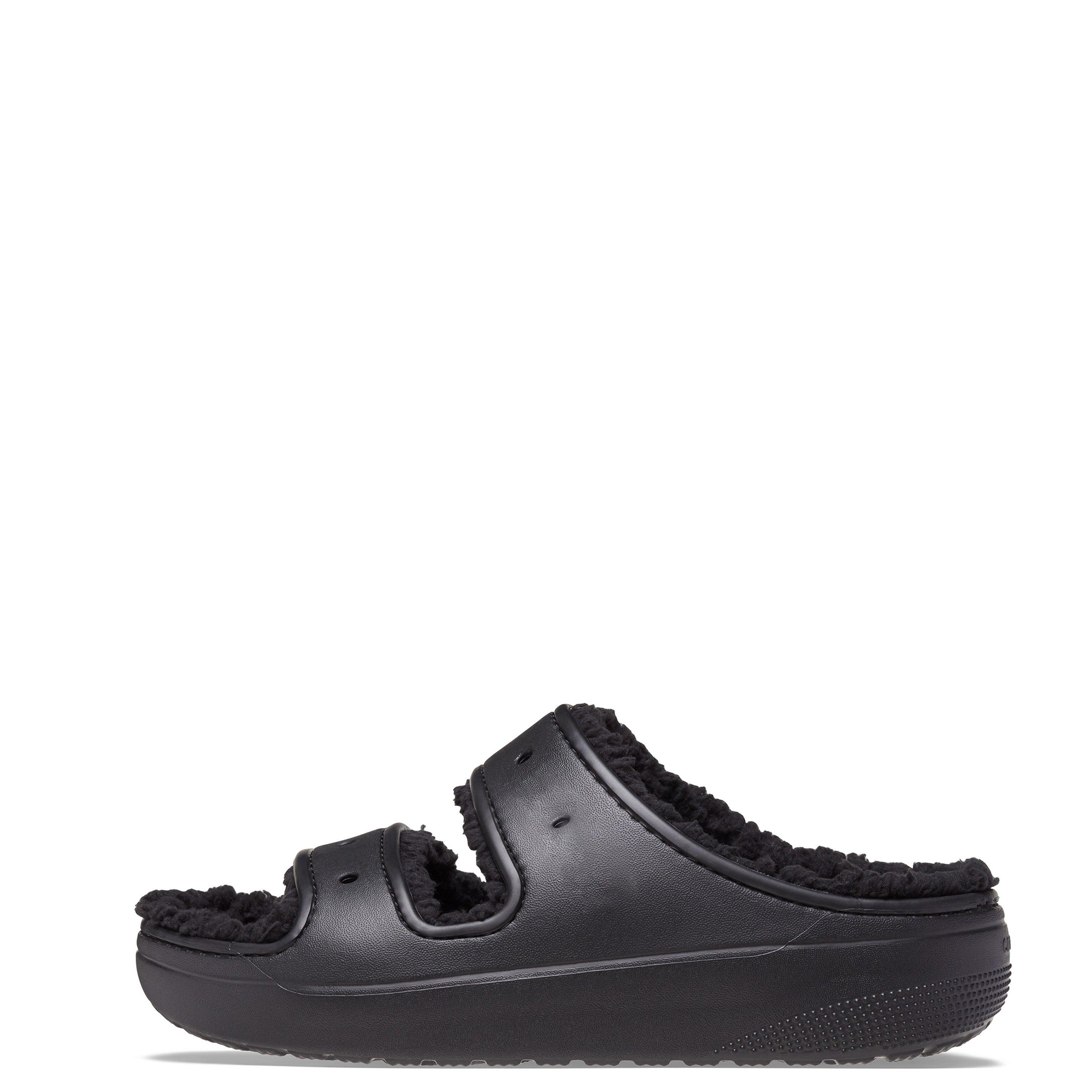 Black - Crocs - Women's Classic Cozzzy Flatform Sandals - 2