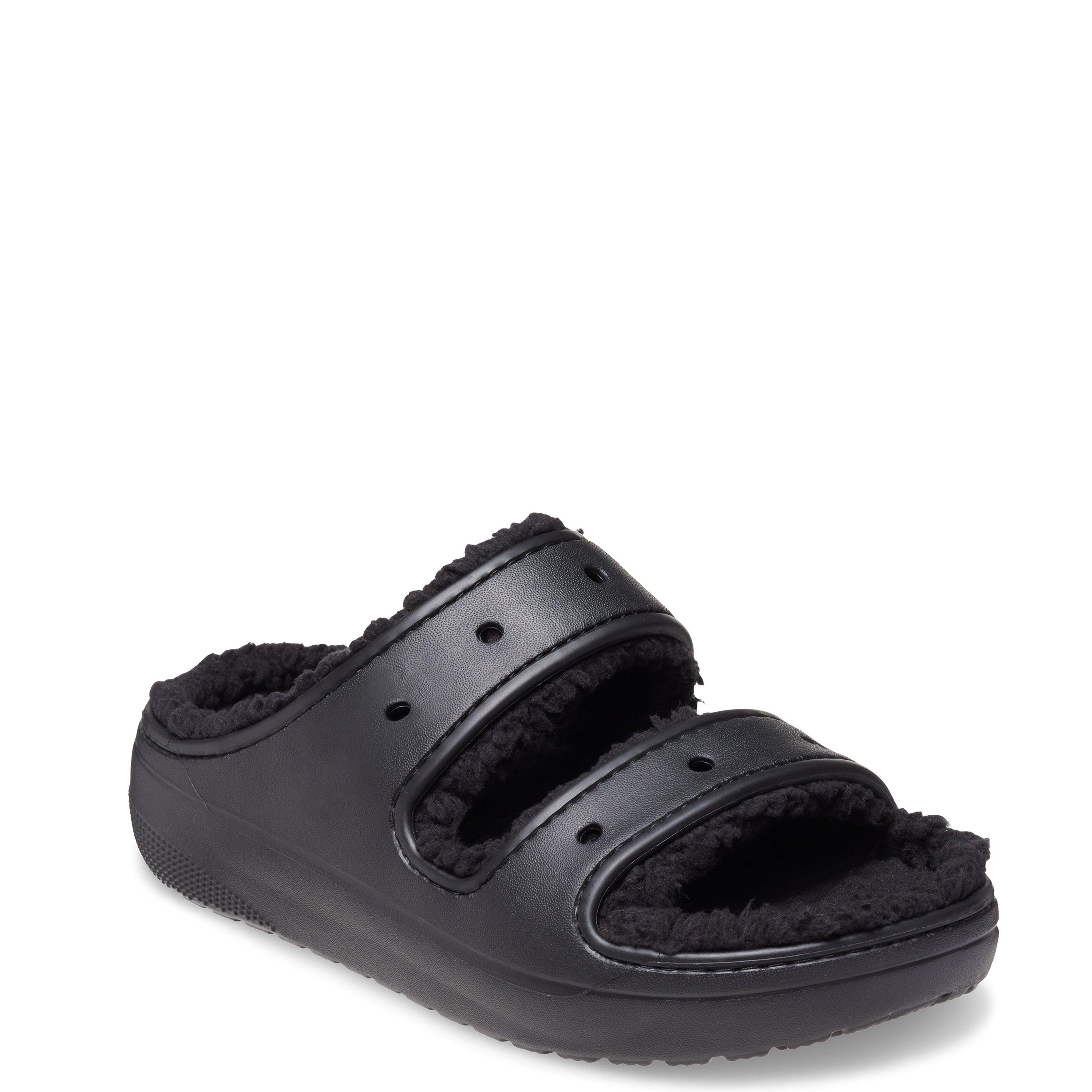 Black - Crocs - Women's Classic Cozzzy Flatform Sandals - 3