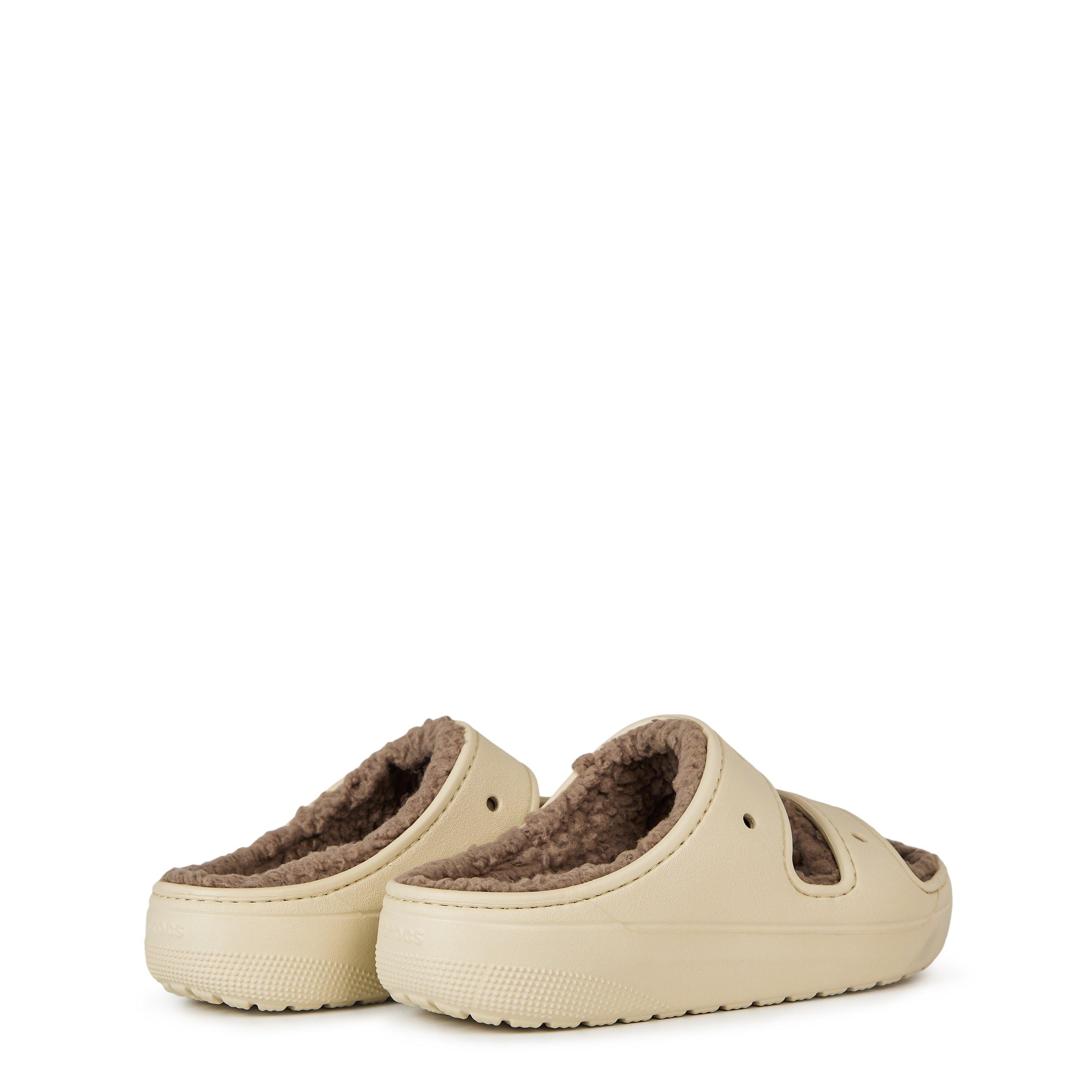 Bone - Crocs - Women's Classic Cozzzy Flatform Sandals - 4