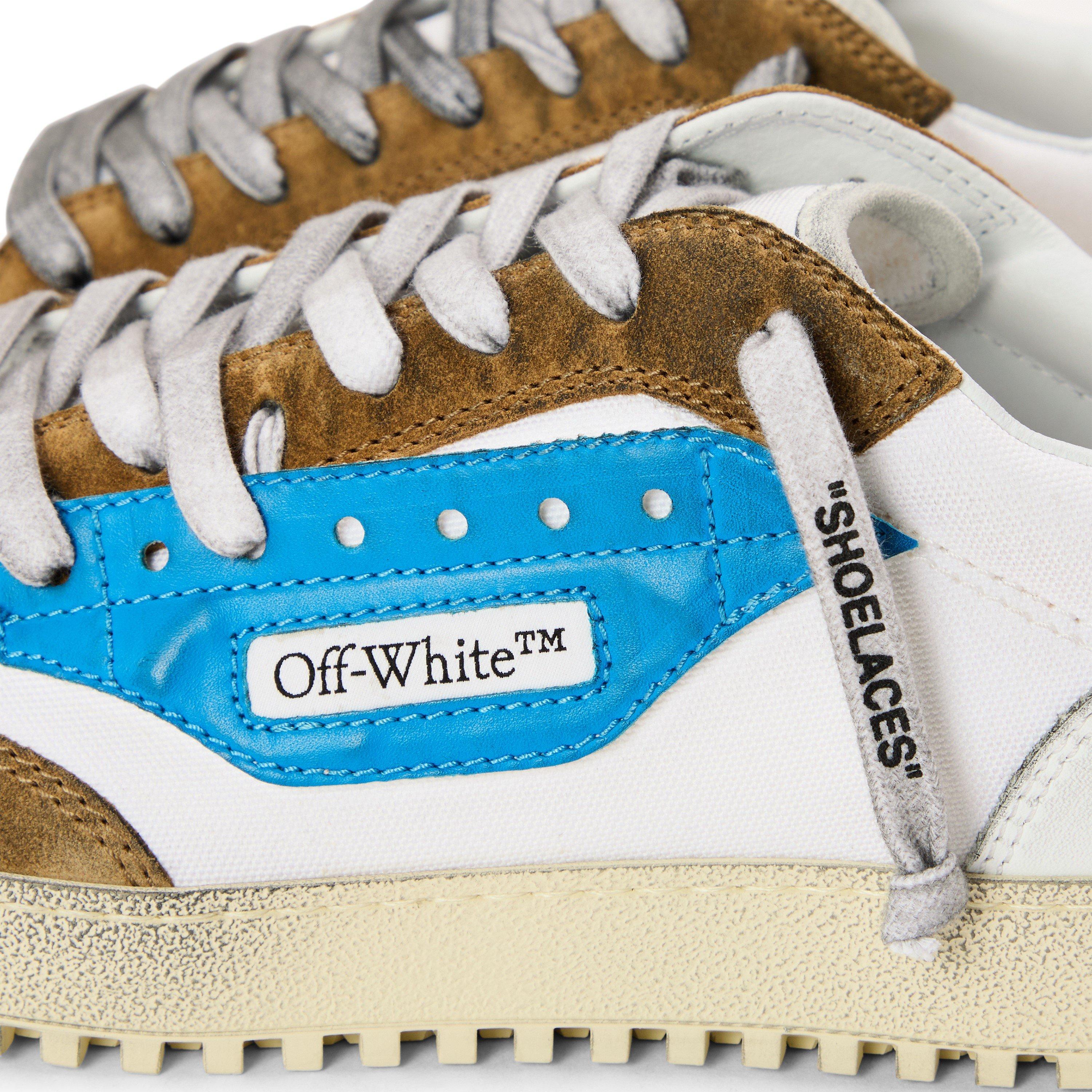 White/Blue - Off White - Men's 5.0 Low-Top Trainers - 3