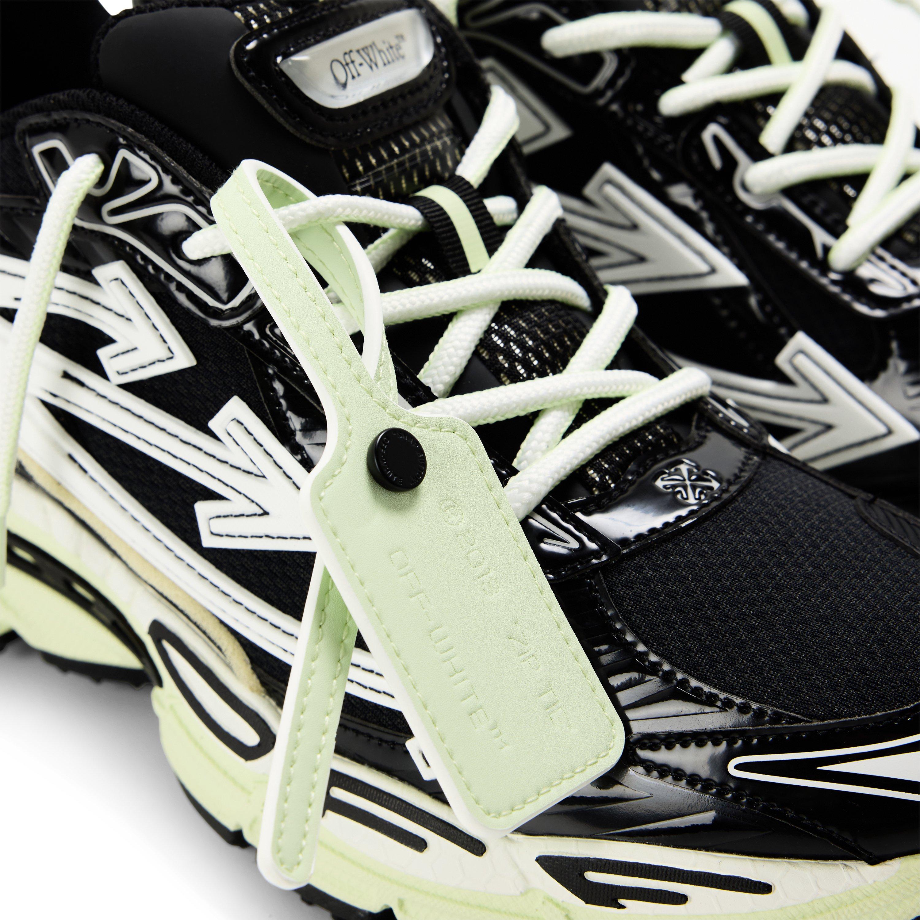 Black/Lime - Off White - Men's Be Right Back Low-Top Trainers - 3