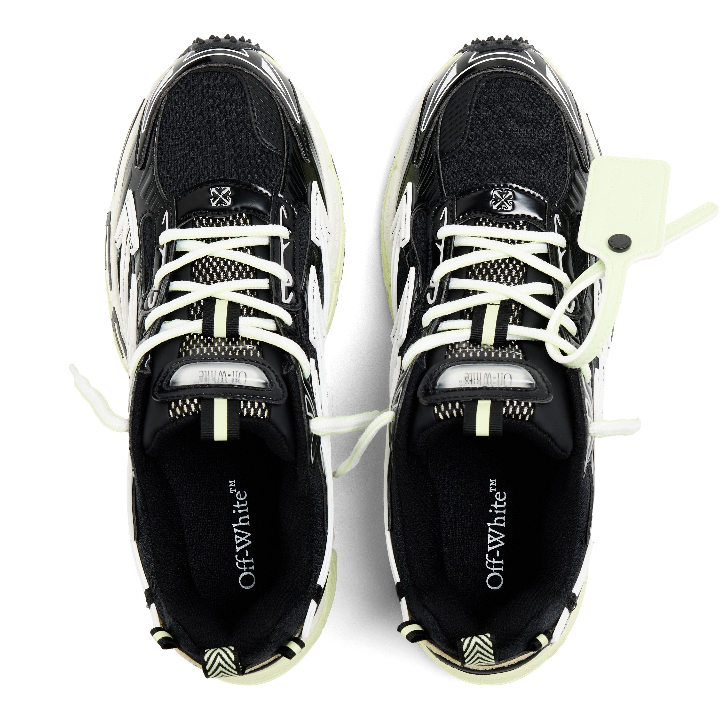 Black/Lime - Off White - Men's Be Right Back Low-Top Trainers - 4