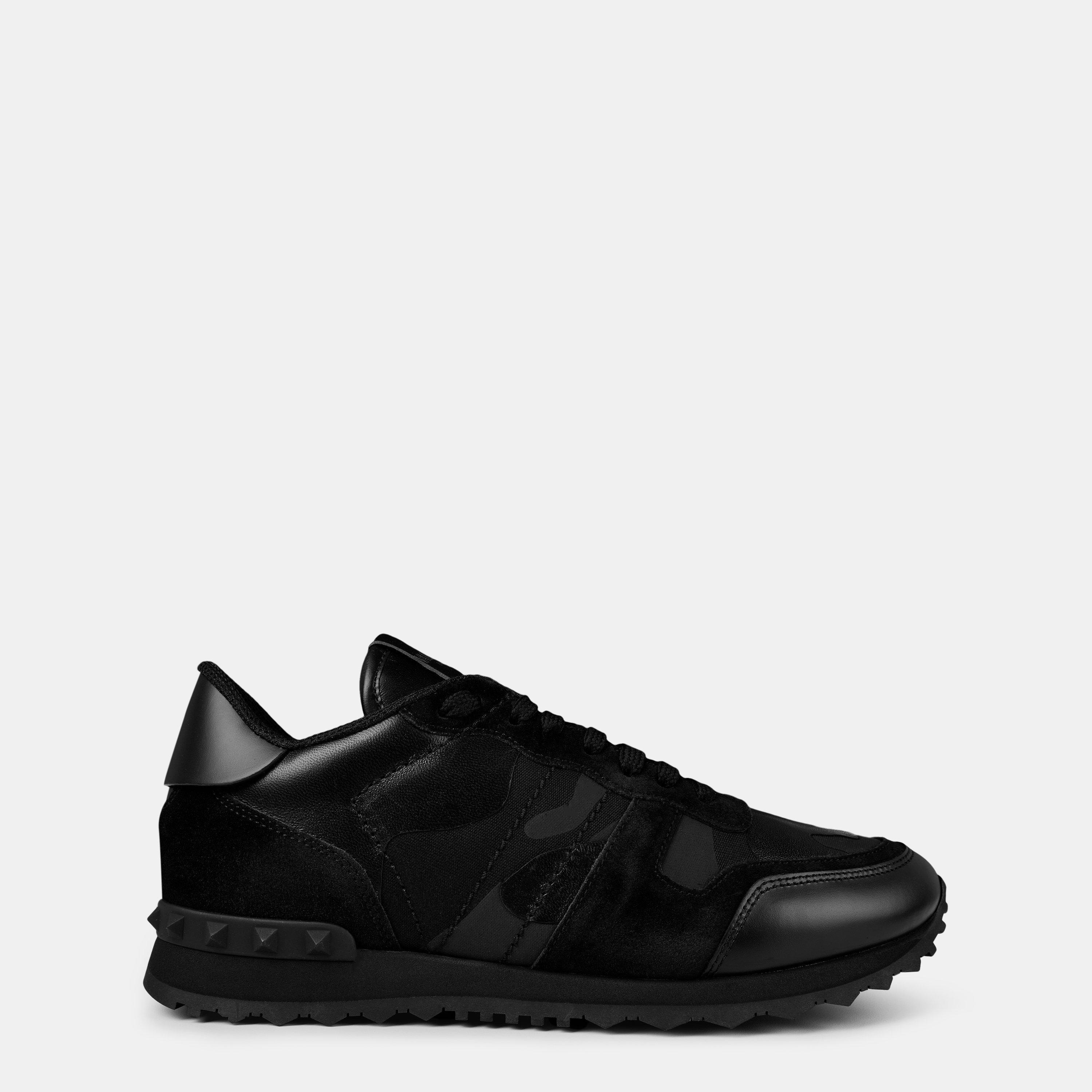 Nero - Valentino Garavani - Rockstud Camouflage Sneaker - 1