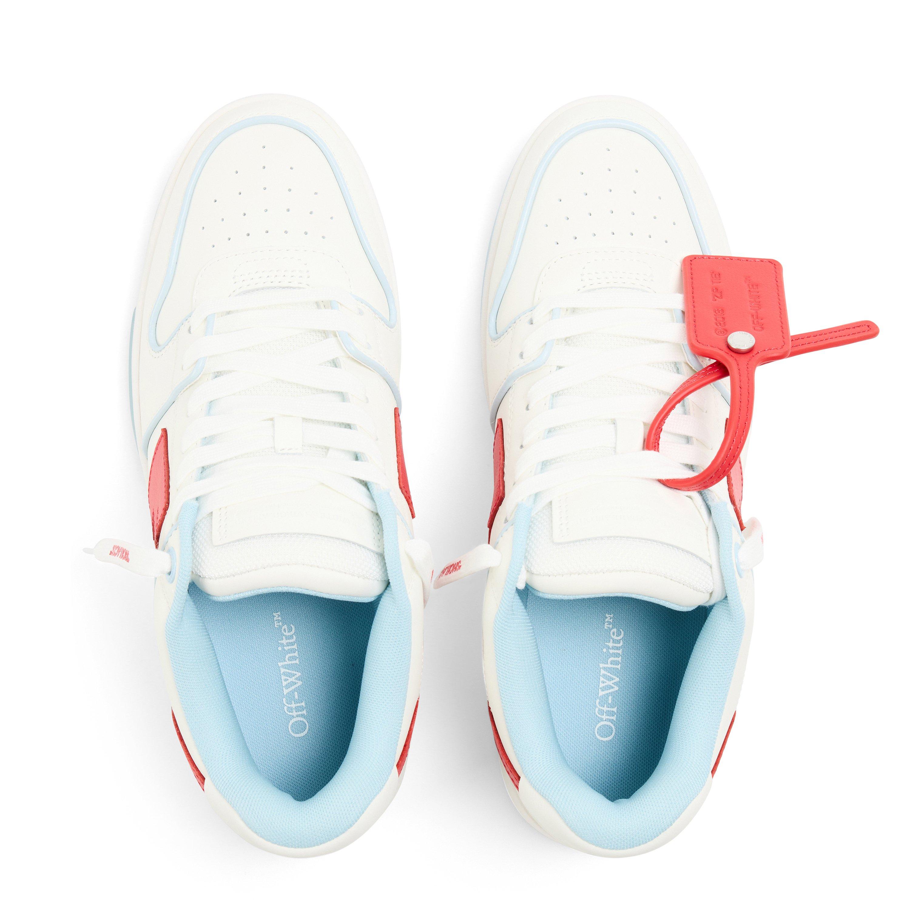 Light Blue/Red - Off White - Men's Outofoffice Low-Top Trainers - 5