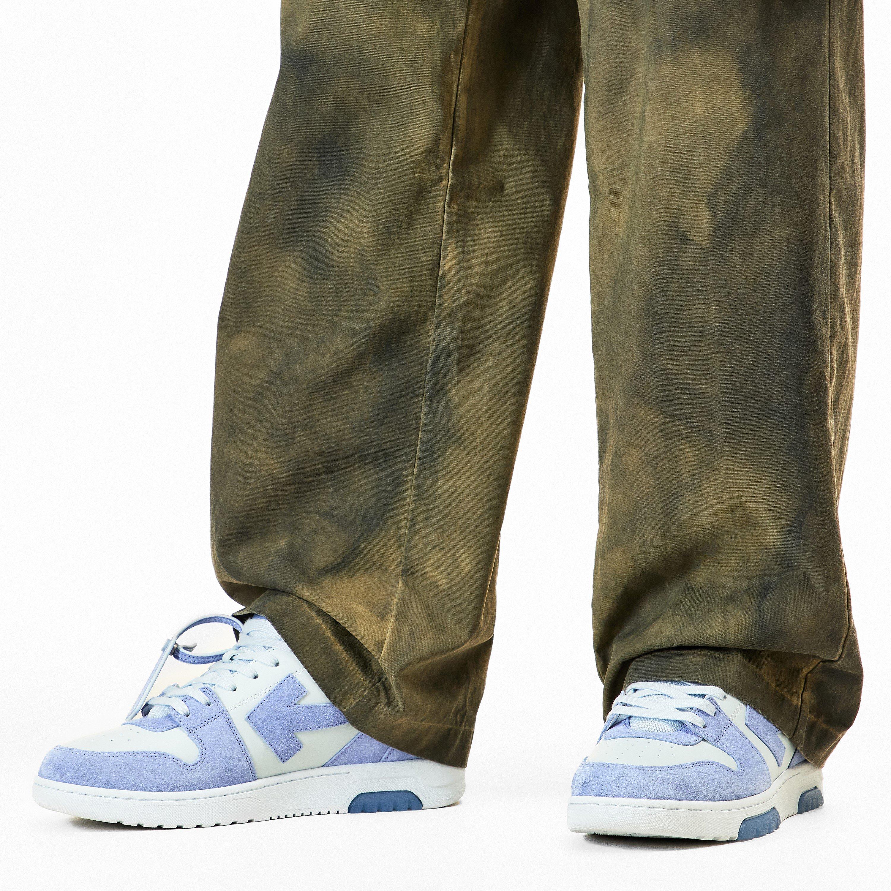 Dusty Blue/Ice - Off White - Men's Outofoffice Low-Top Trainers - 3