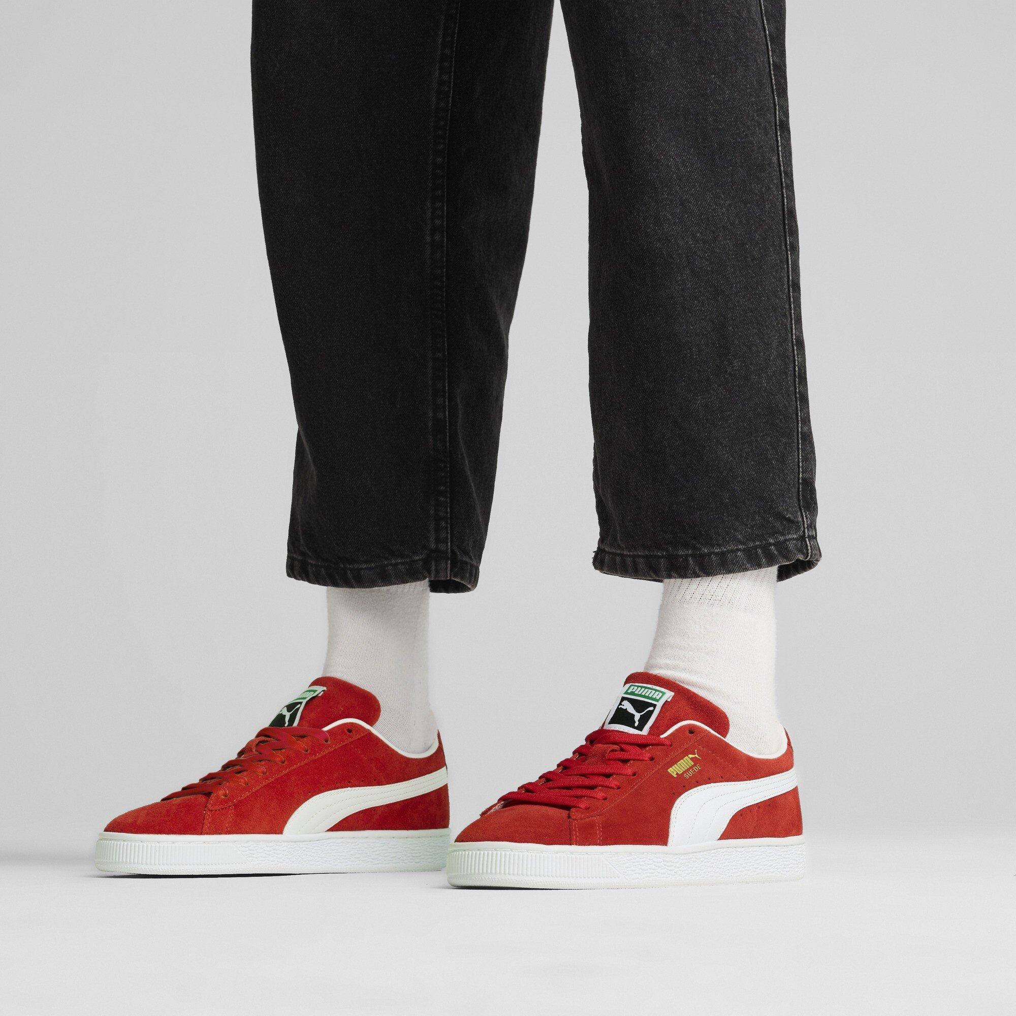Red/White - Puma - Suede Classic Sneakers - 3
