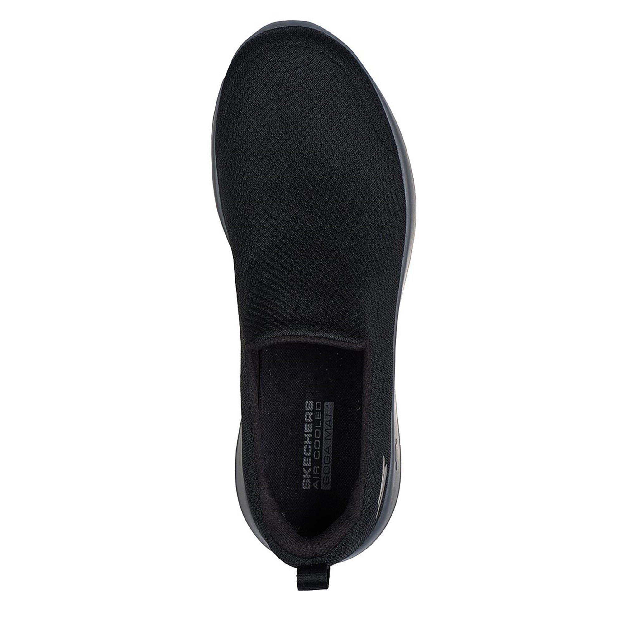 Black/Grey - Skechers - GOwalk Max Mens Slip On Trainers - 5