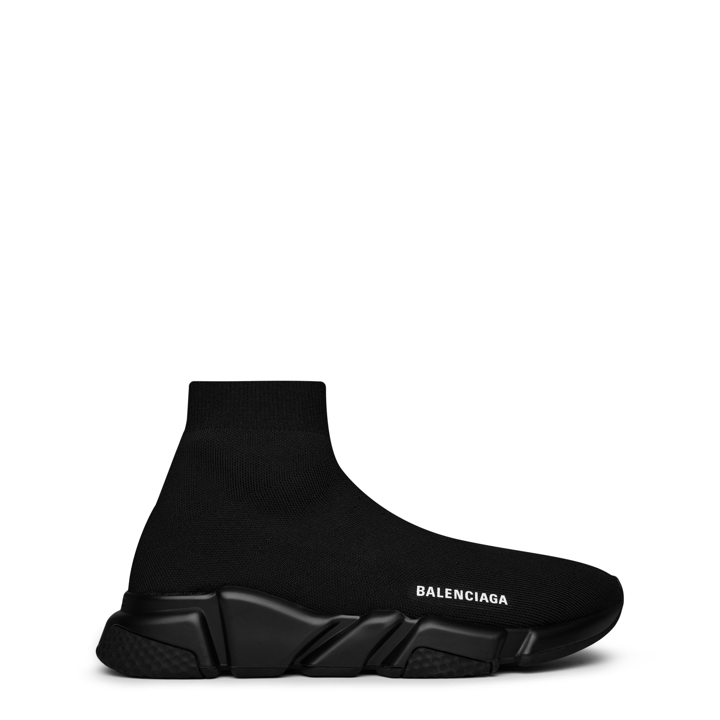 Balenciaga Men's Speed Sock Trainers - Black/Black - 11 (45)