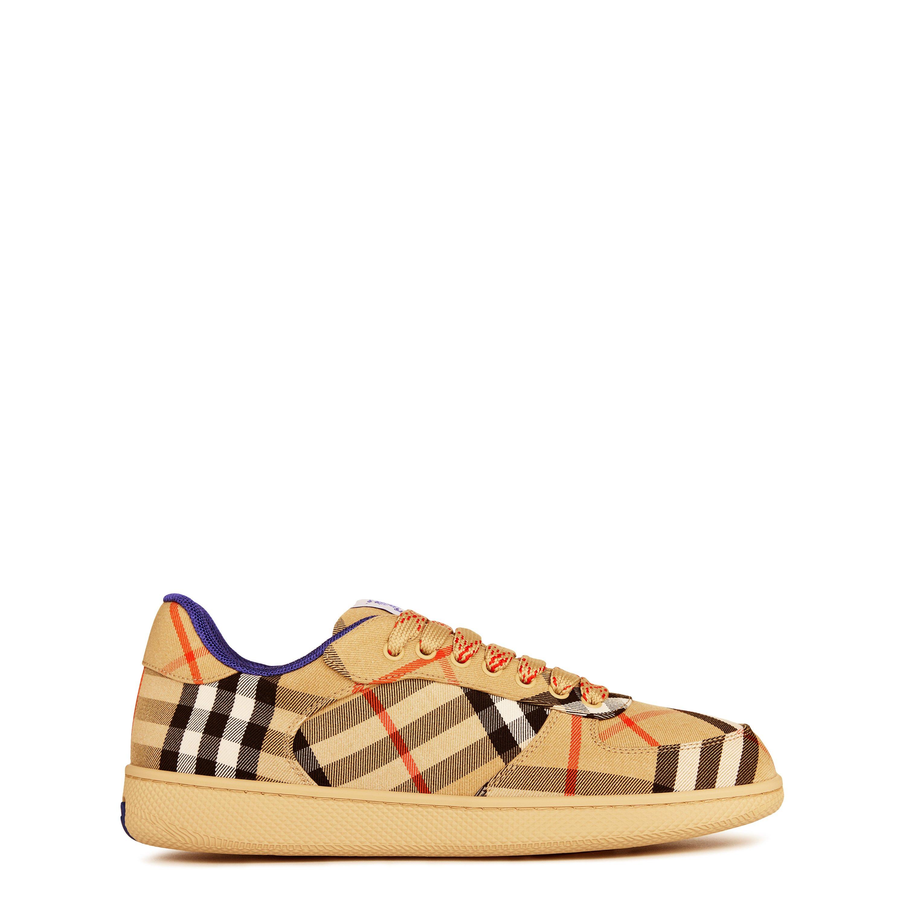 Burberry Check Terrace Sneakers - Sand IP Check - Size 10 (44)