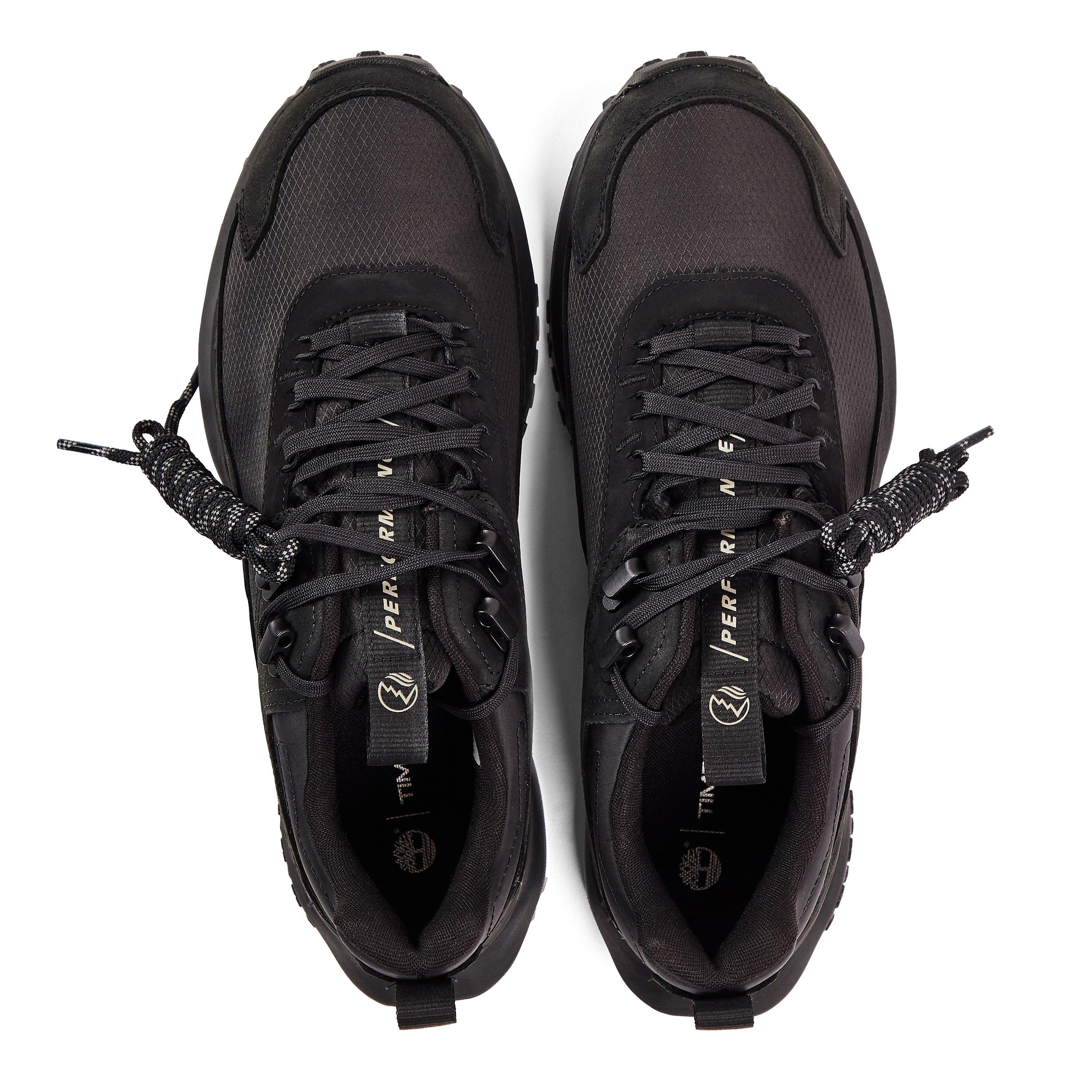 Black Nubuck - Timberland - Men's Motion Access Lace Up Waterproof Low-Top Trainers - 3