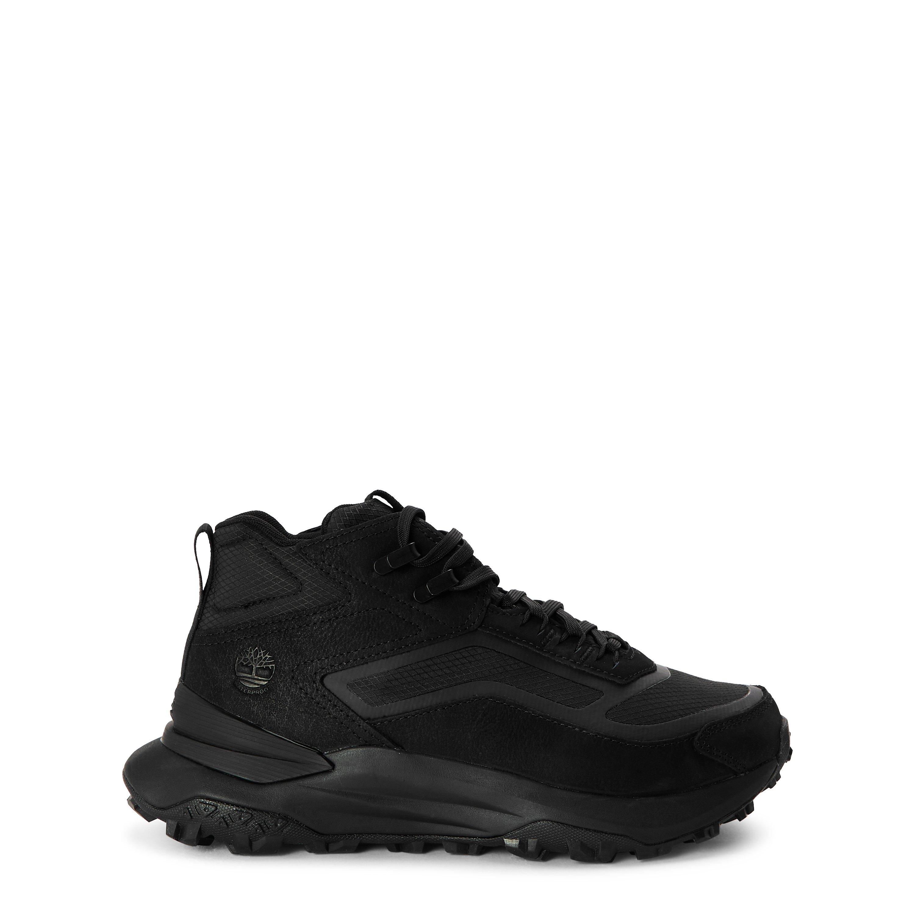 Black Ripstop - Timberland - Men's Motion Access Mid Lace Up Waterproof Low-Top Trainers - 1