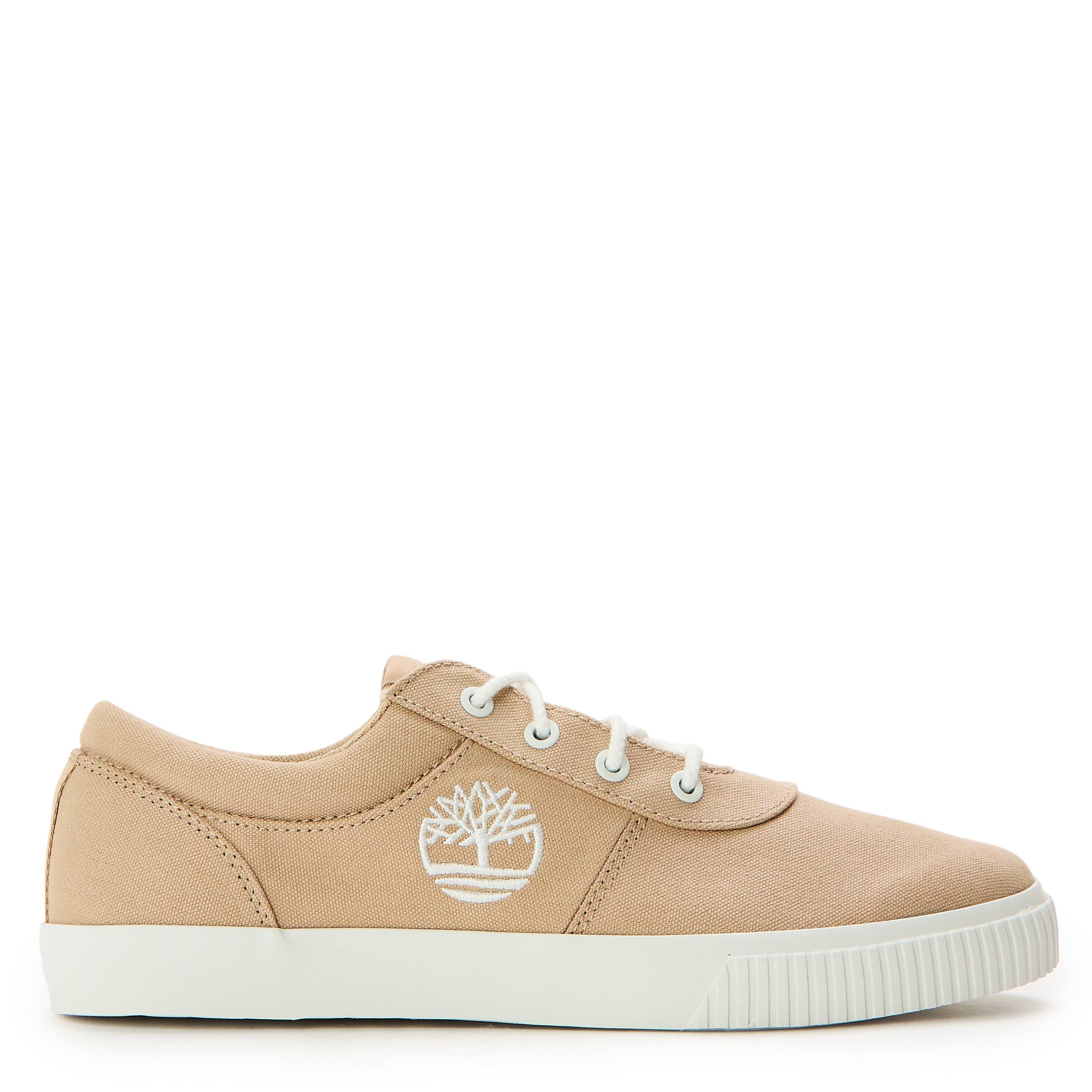Timberland Men's Low Lc Sneaker Light Lace Up Low-Top Trainers - Lightbeige Cnvs - 8.5 (43)