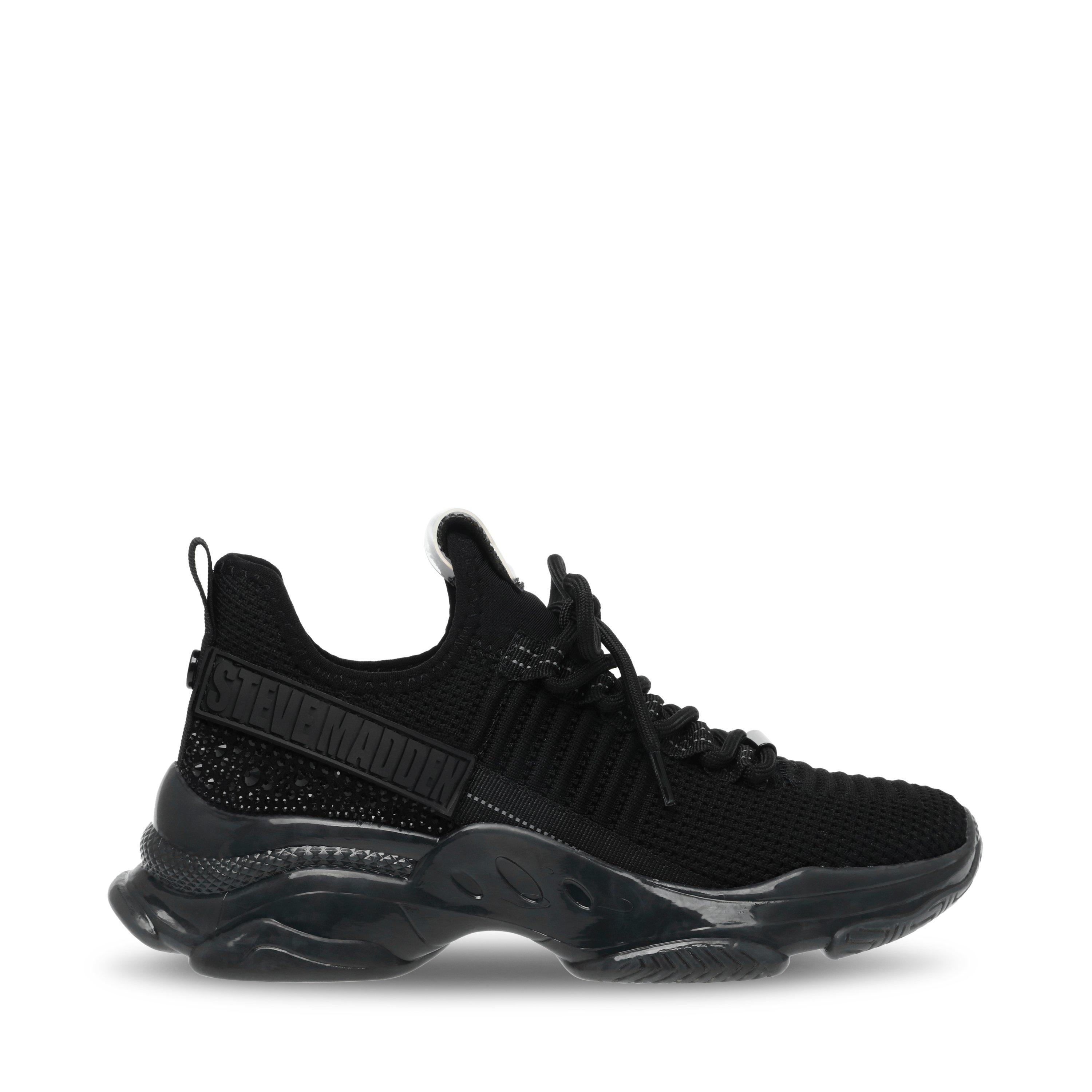 Schwarz - Steve Madden - Women's Maxilla Low-Top Runners - 2