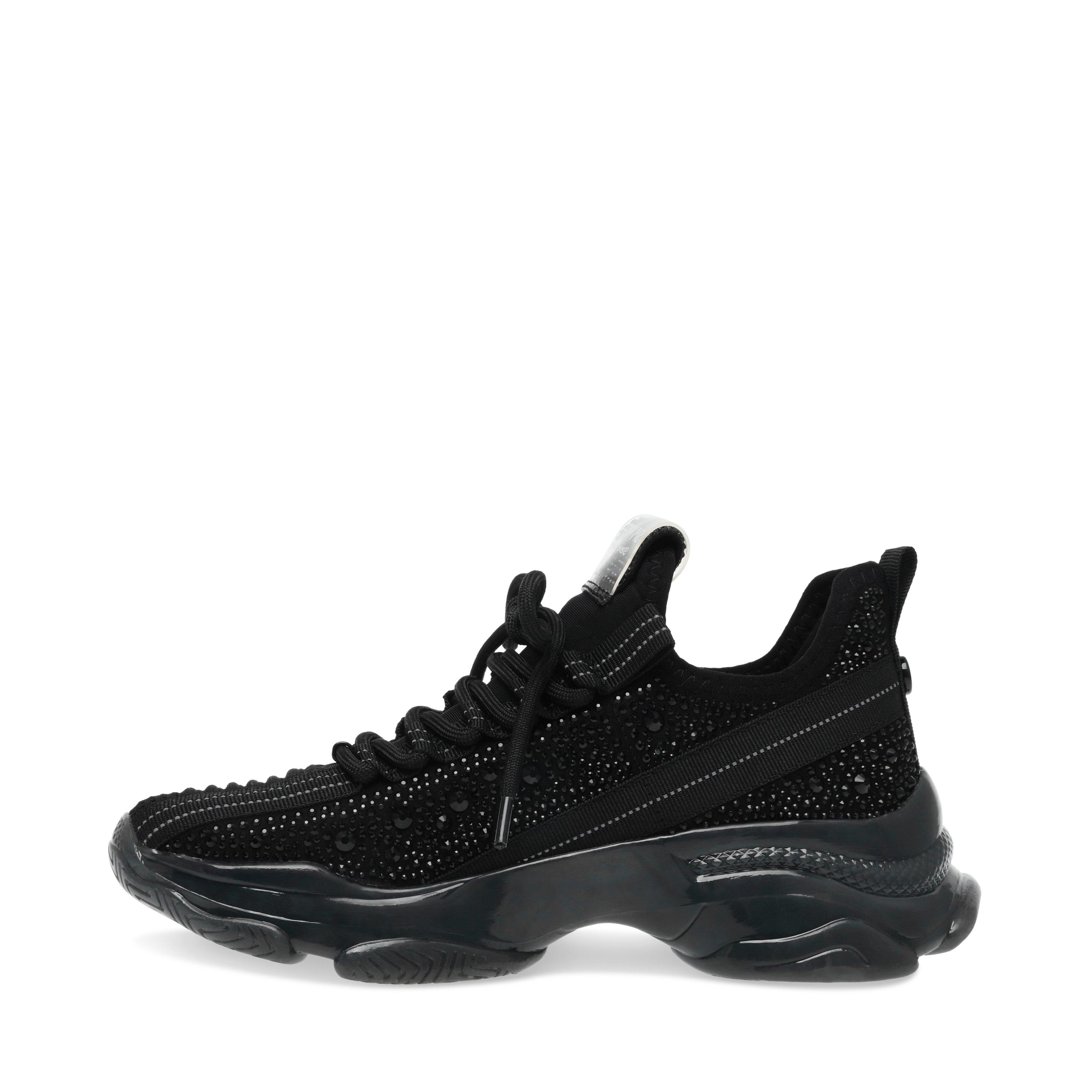 Schwarz - Steve Madden - Women's Maxilla Low-Top Runners - 3