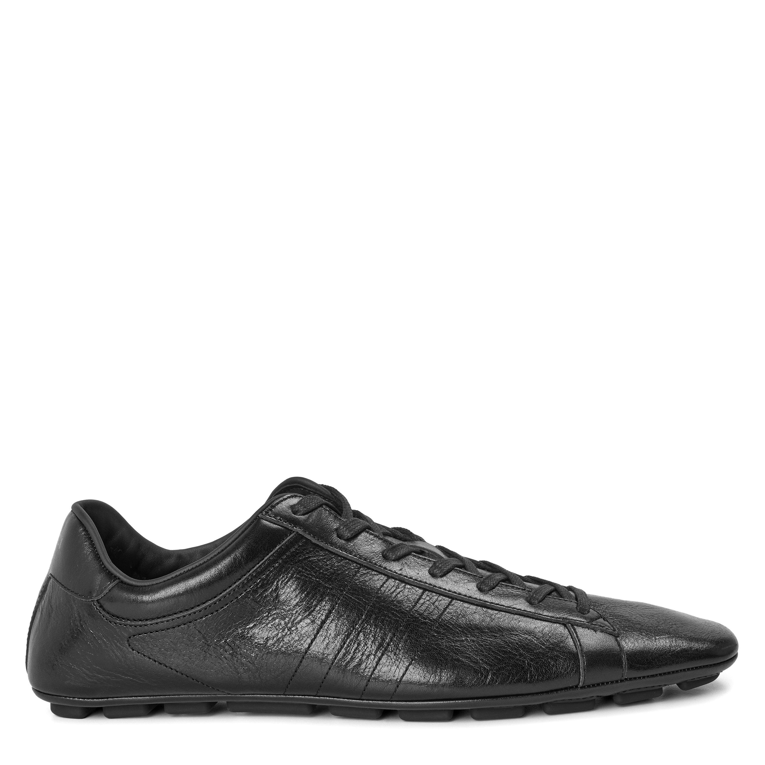 Black/Black - Gucci - Men's Victor Lace Up Low-Top Trainers - 1