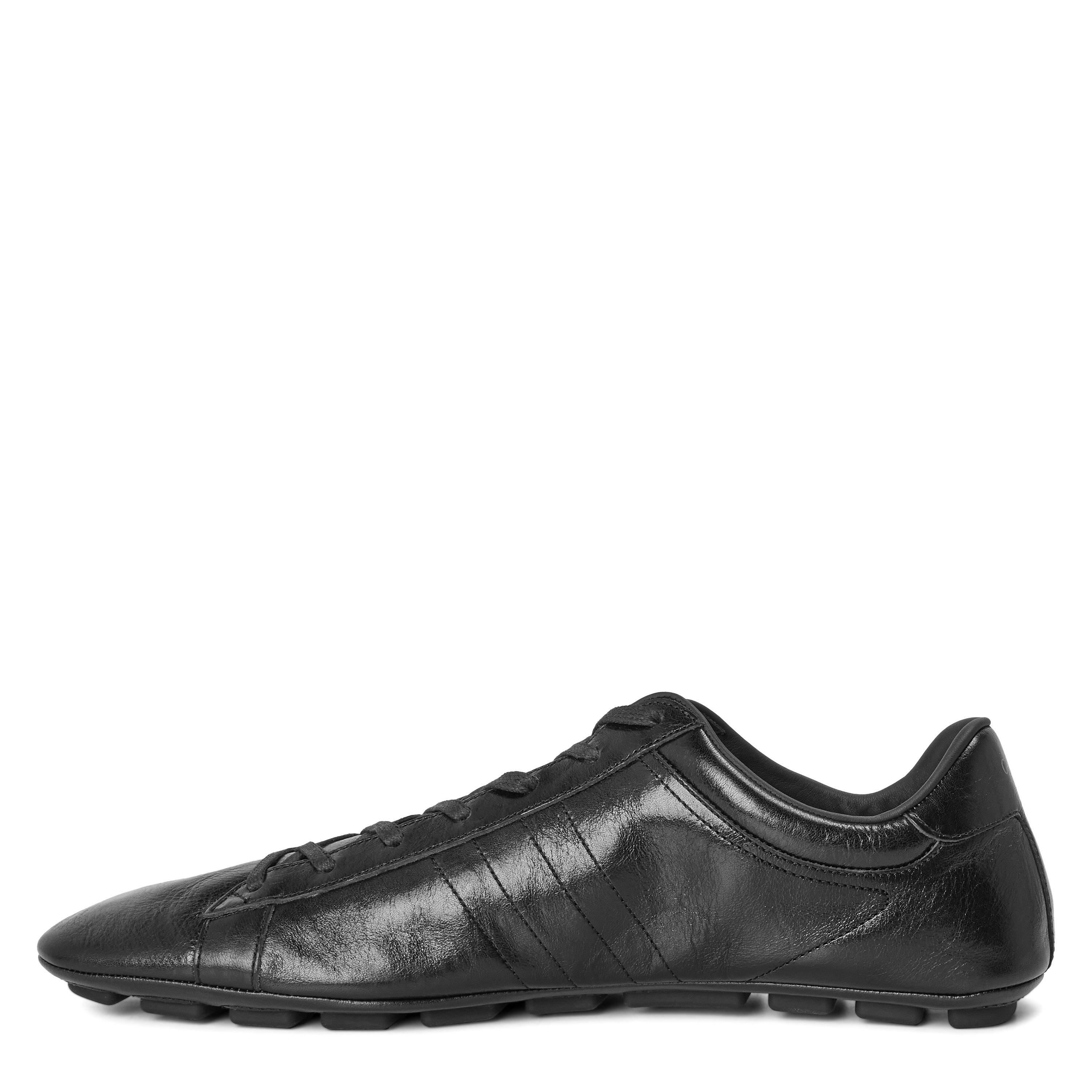 Black/Black - Gucci - Men's Victor Lace Up Low-Top Trainers - 2