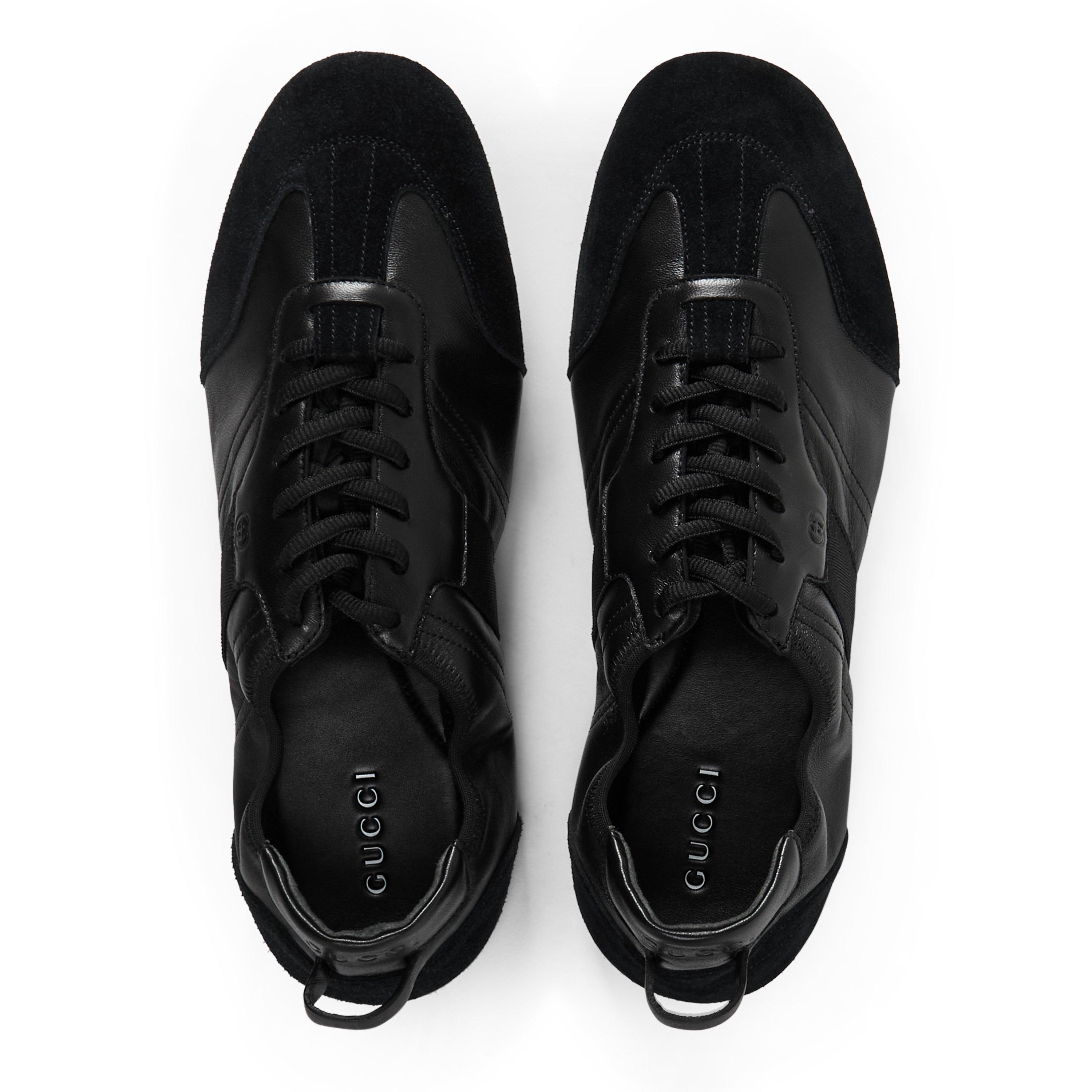 Black/Black - Gucci - Men's Flex Lo Sneaker Low-Top Trainers - 4