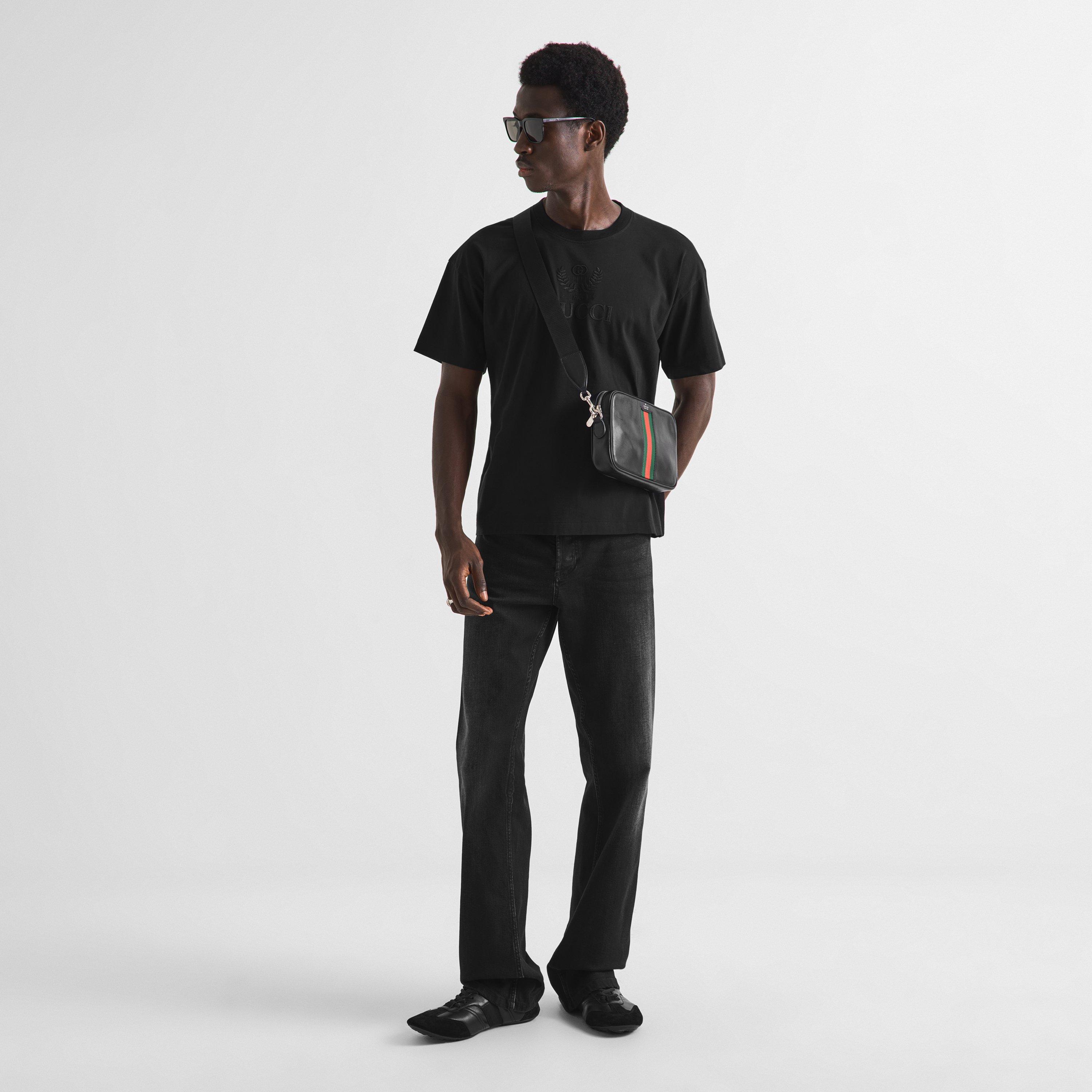 Black/Black - Gucci - Men's Flex Lo Sneaker Low-Top Trainers - 6