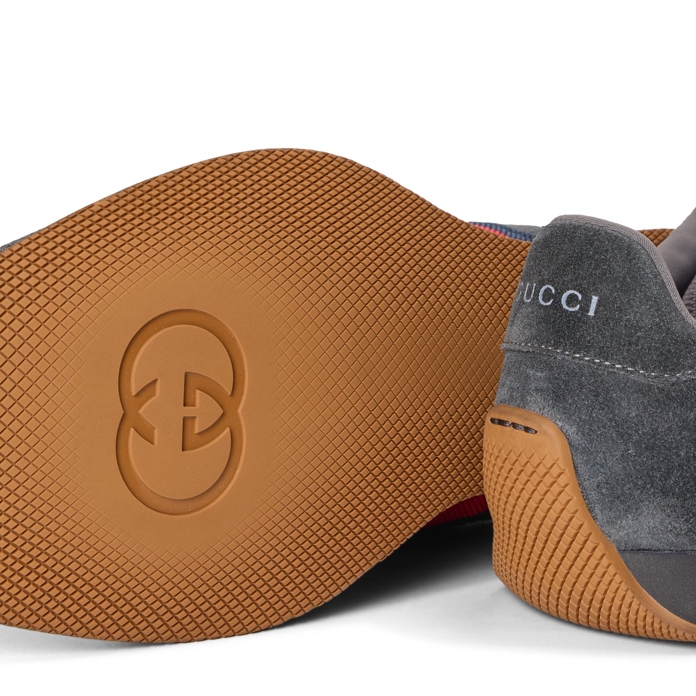 Grey/BRB - Gucci - Men's Legacy Sneaker Low-Top Trainers - 3