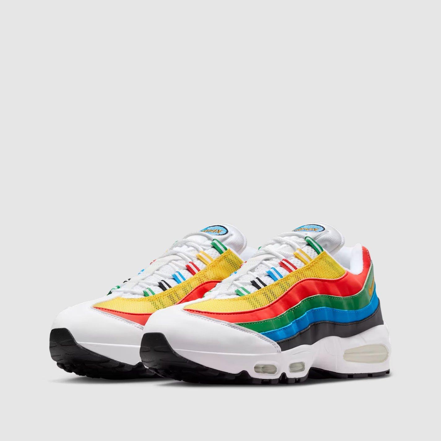 White/Gold/Red - Nike - Air Max 95 Big Bubble - 2