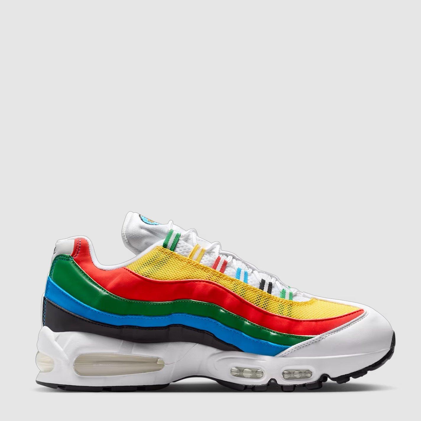 White/Gold/Red - Nike - Air Max 95 Big Bubble - 3