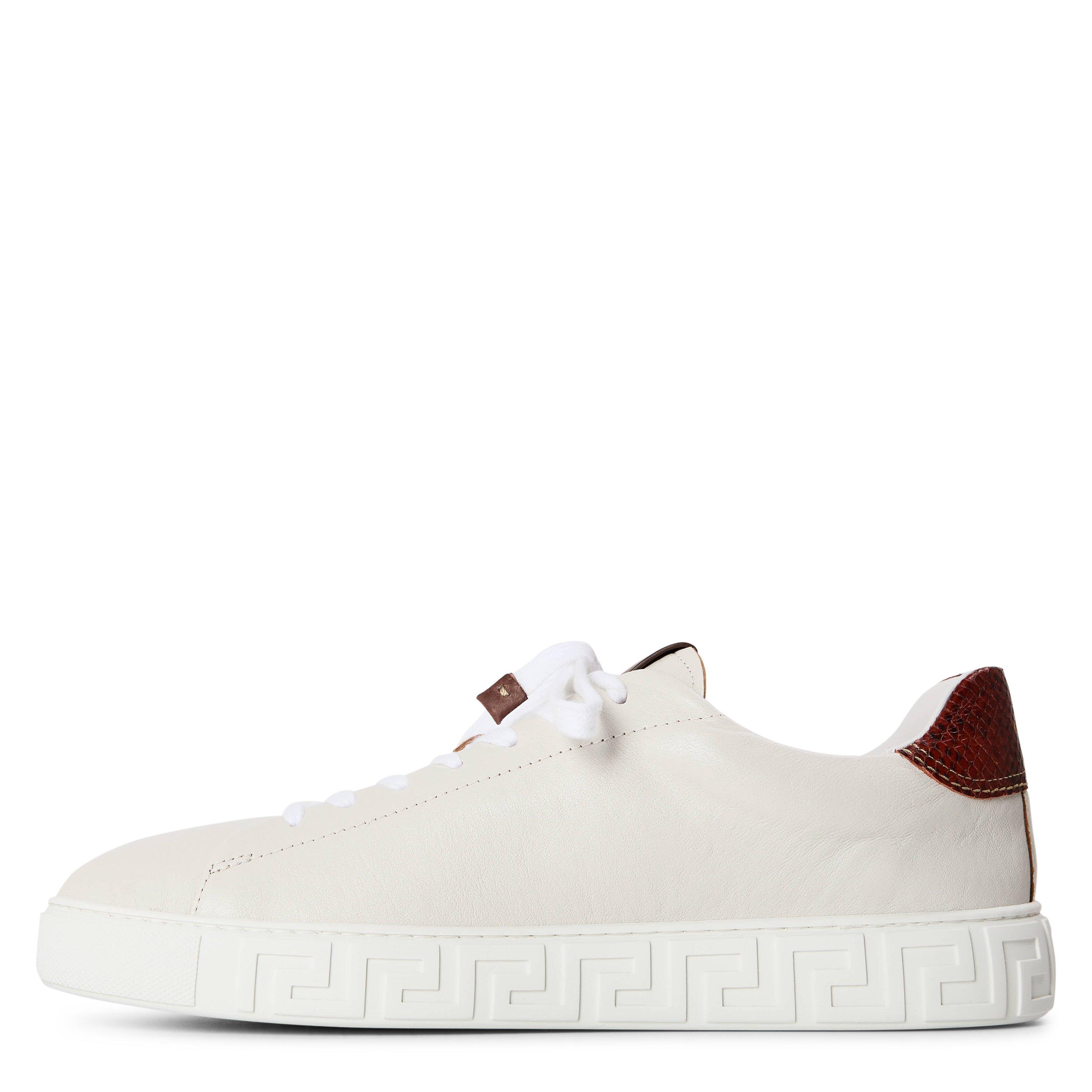 Wht/Rust/Oak - Versace - Versace Greca Trnr Sn63 - 2