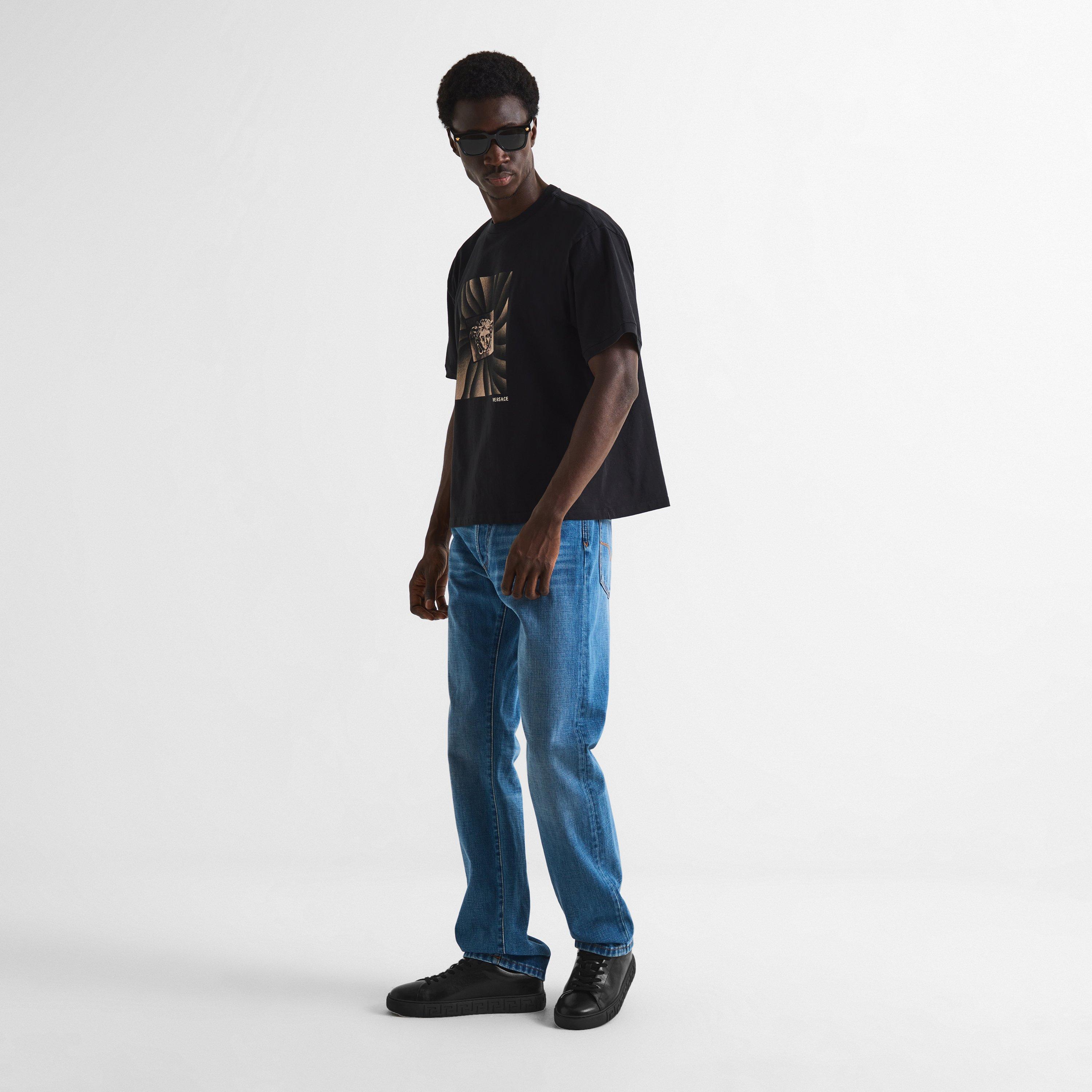 Black/White - Versace - Versace Greca Trnr Sn63 - 6