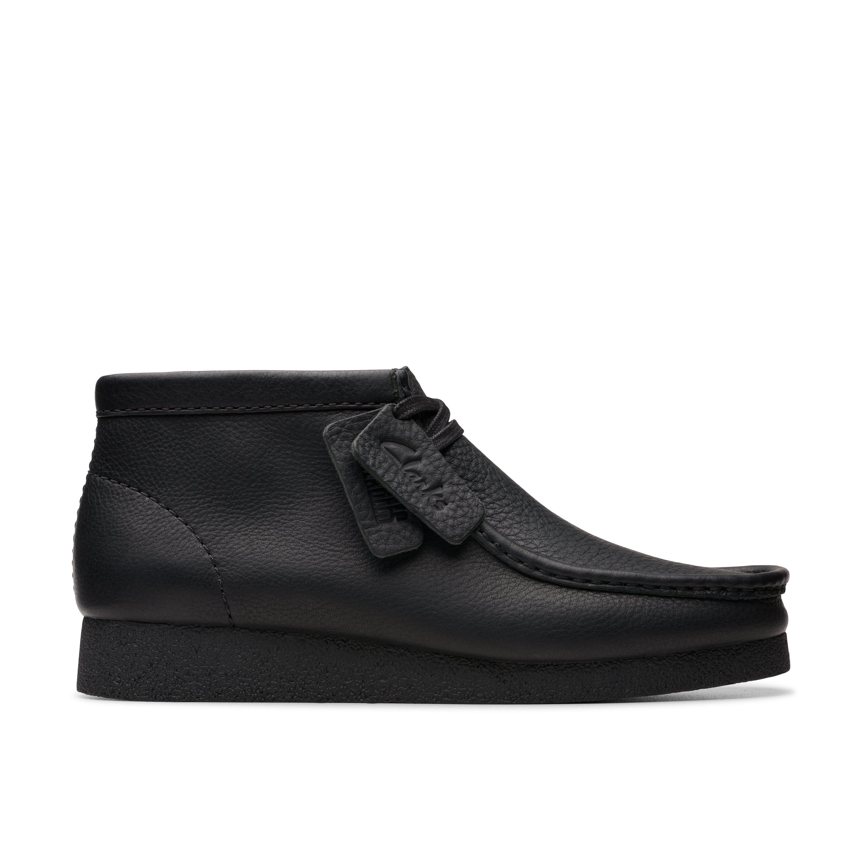 Clarks Men's Wallabee Evo Sn64 - Black Leather - 10 (45)